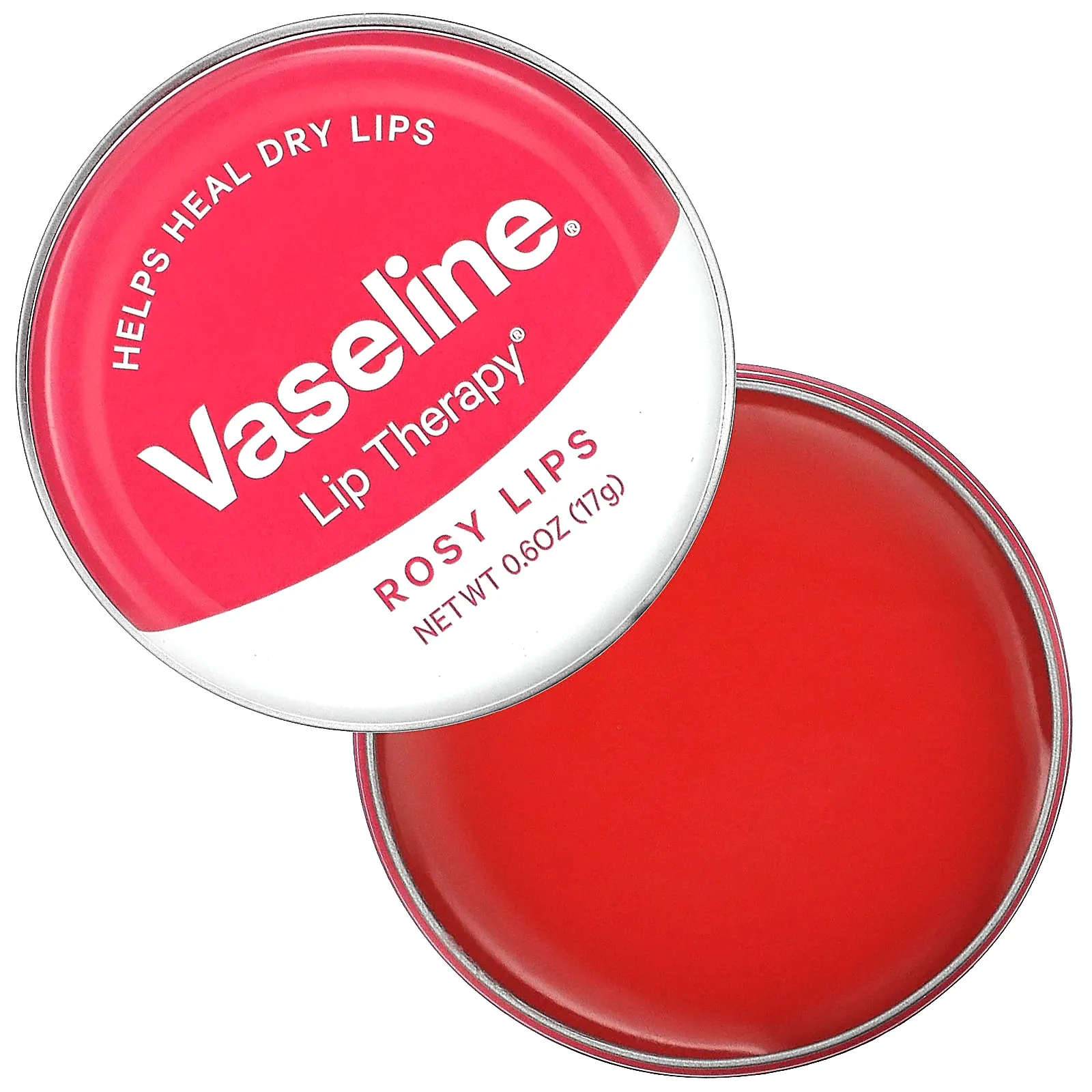 Vaseline, Lip Therapy, розовые губы, 17 г (0,6 унции)