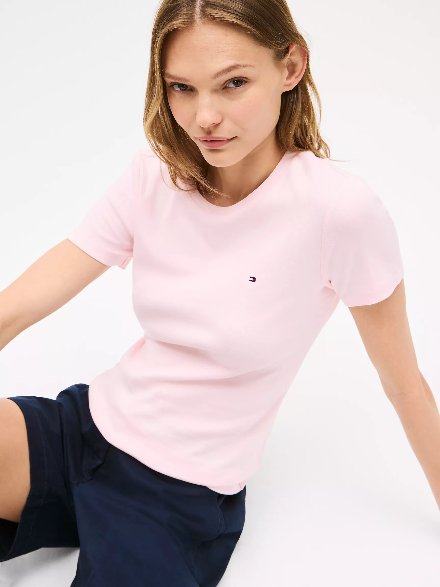 Женская футболка Tommy Hilfiger, Любимая футболка с круглым вырезом