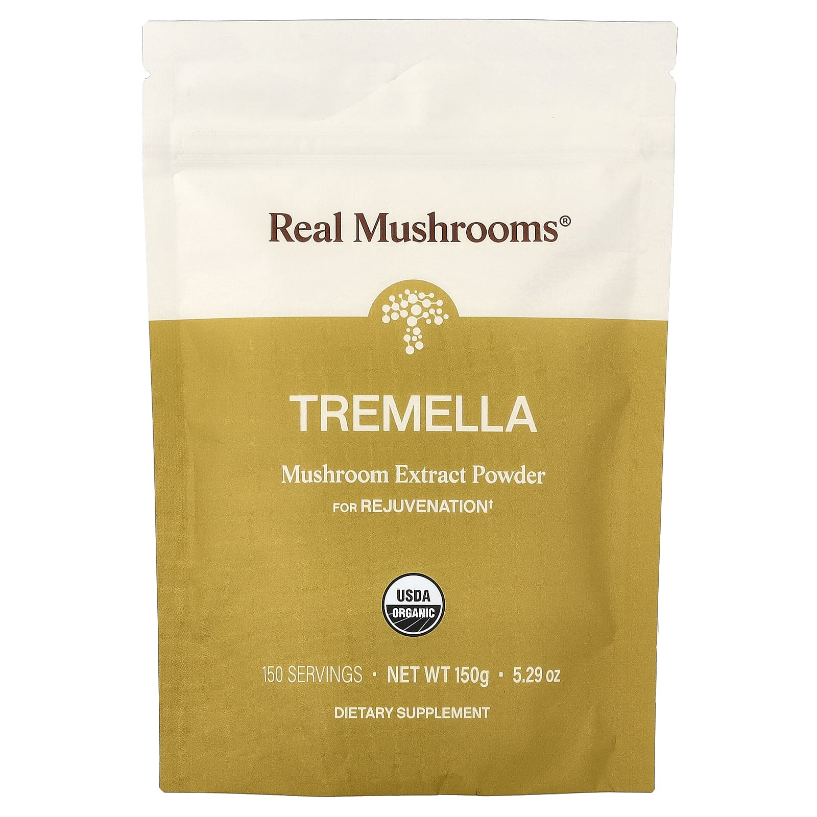 Real Mushrooms, тремелла, экстракт грибов в порошке, 150 г (5,29 унции)