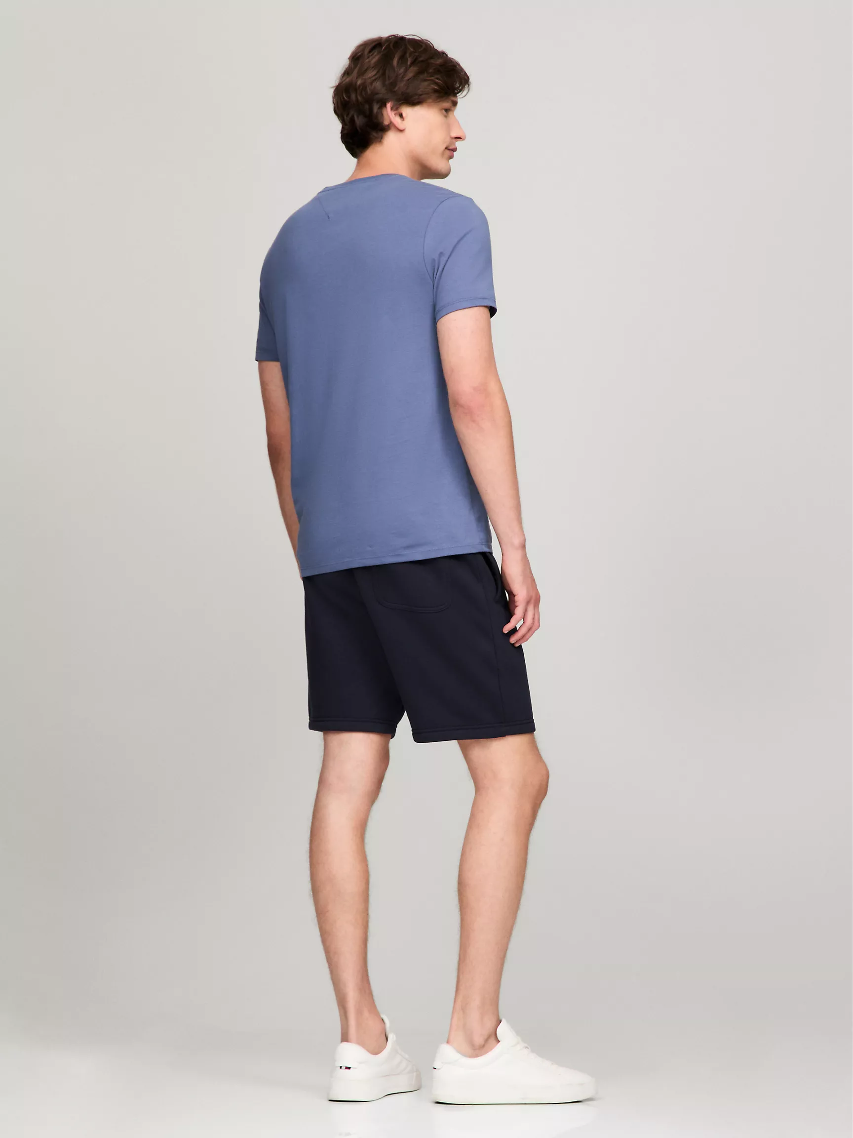 Мужская футболка Tommy Hilfiger, Футболка с вышитым логотипом Hilfiger Icon