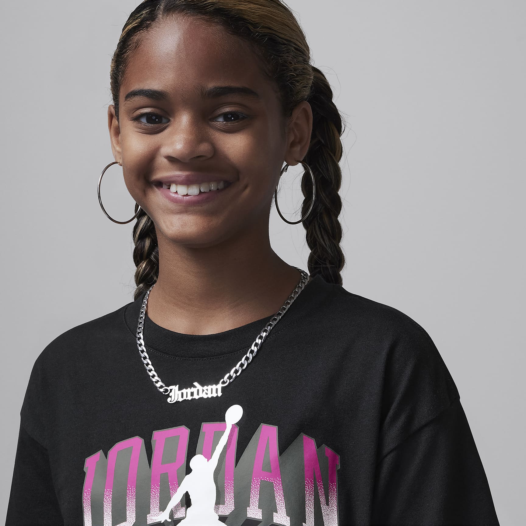 Jordan Big Kids' Push Through Graphic T-Shirt