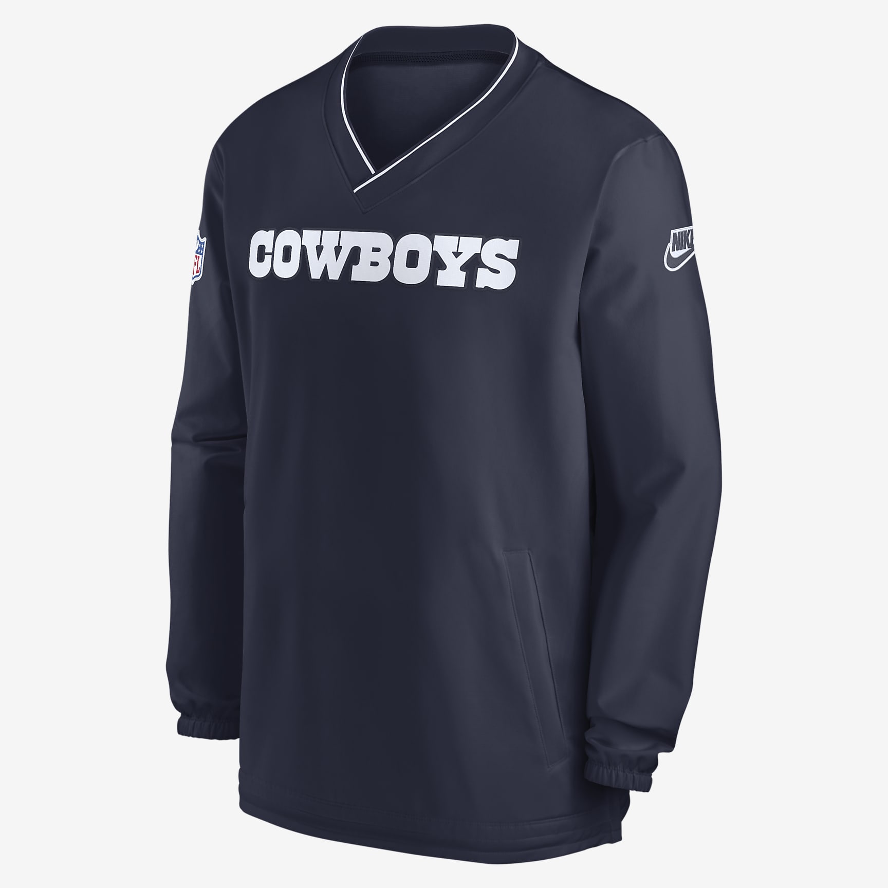 Dallas Cowboys Sideline Men's Nike NFL Long-Sleeve Windshirt