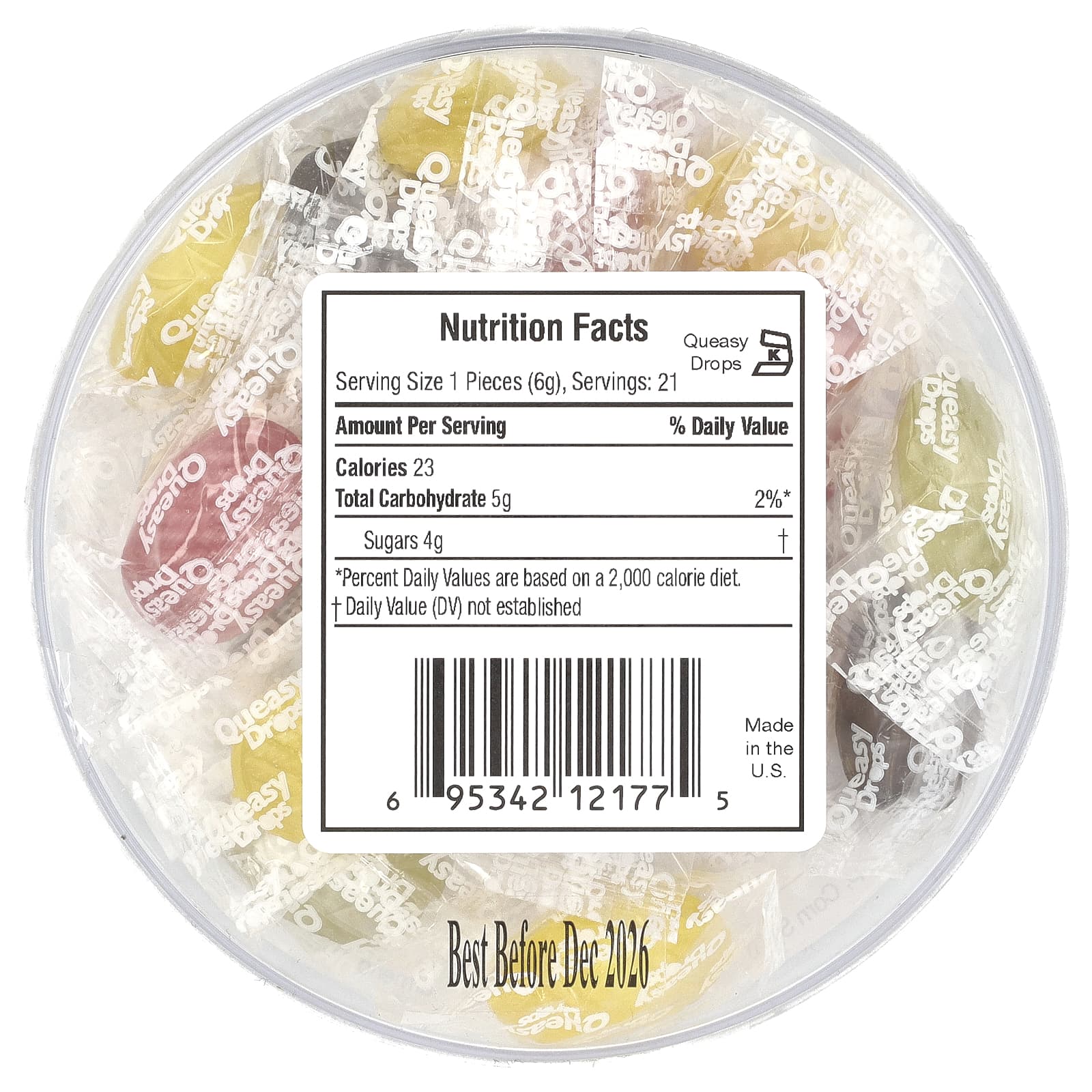 Preggie, Queasy Drops®, ассорти вкусов, 21 шт.