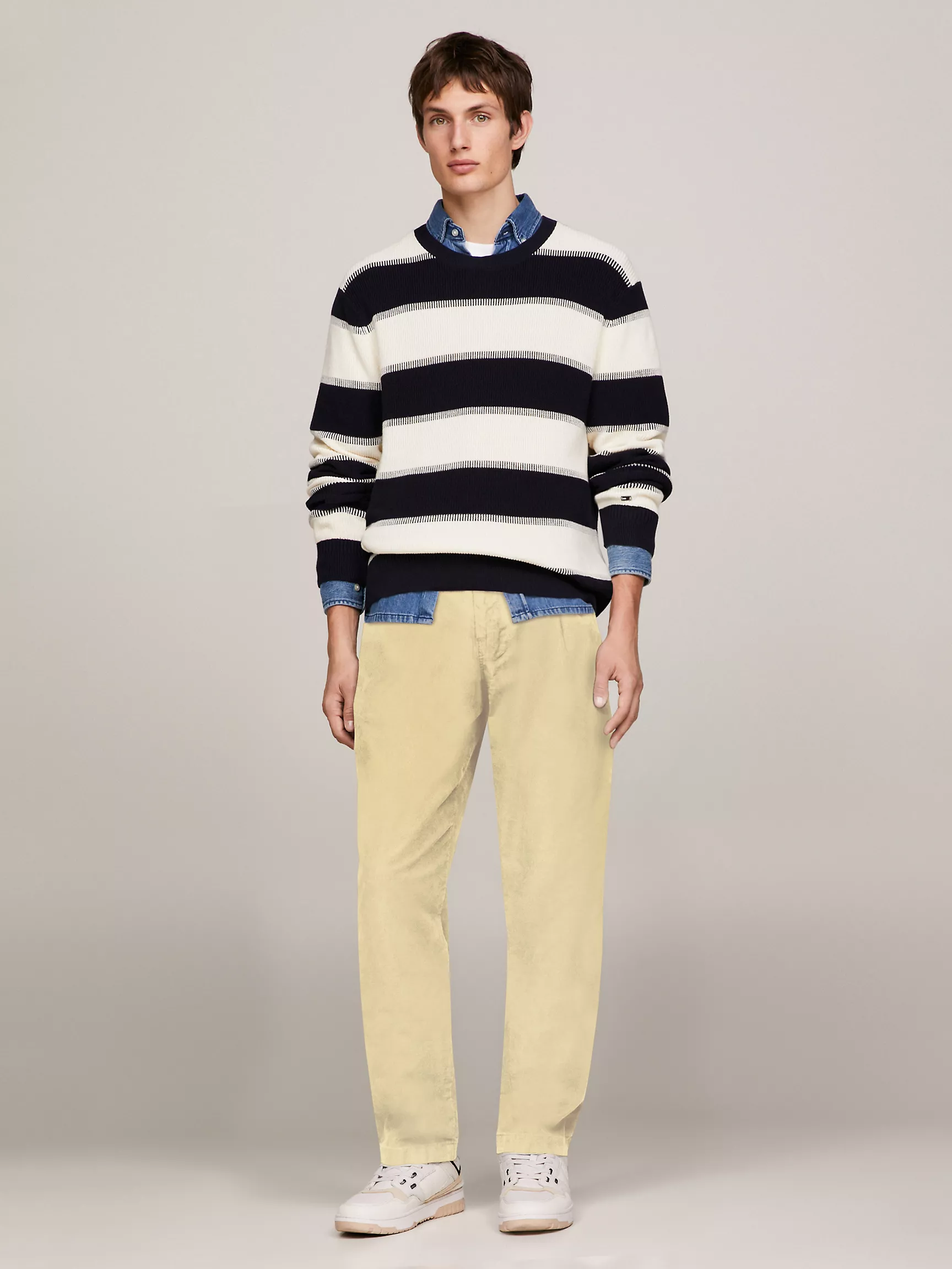 Мужские брюки Tommy Hilfiger, Зауженные окрашенные брюки чинос