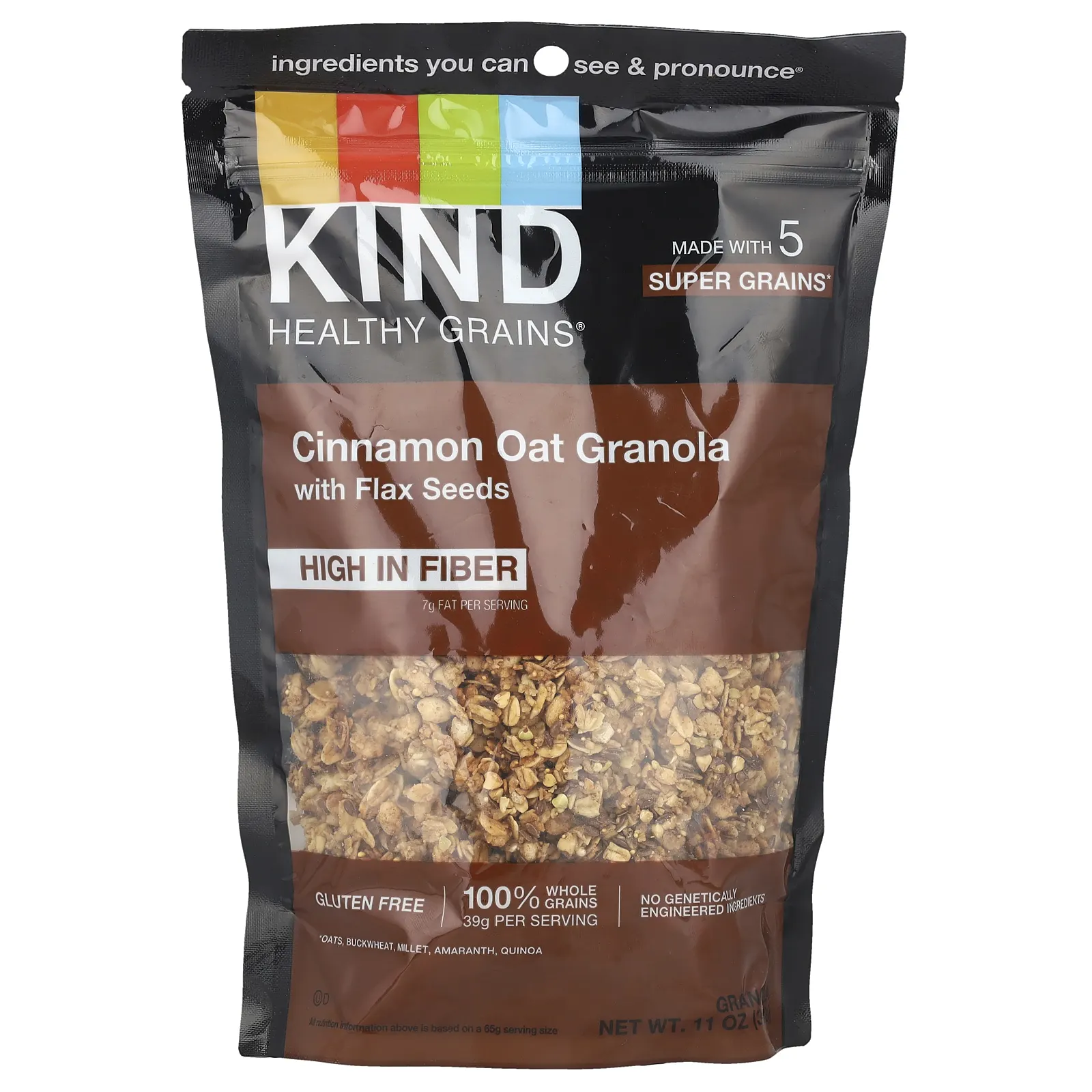 KIND Bars, Healthy Grains, мюсли с корицей и семенами льна, 312 г (11 унций)