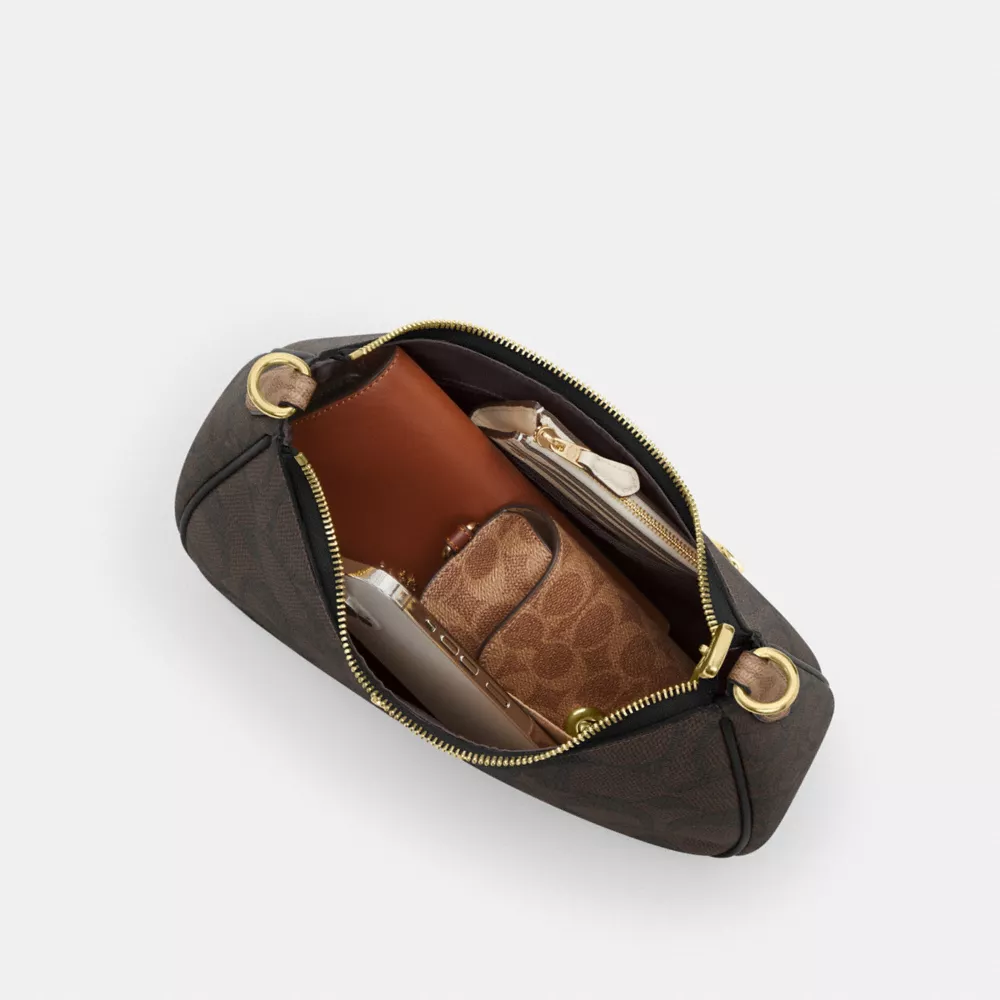 Сумка COACH Teri Hobo Bag In Blocked Signature Canvas