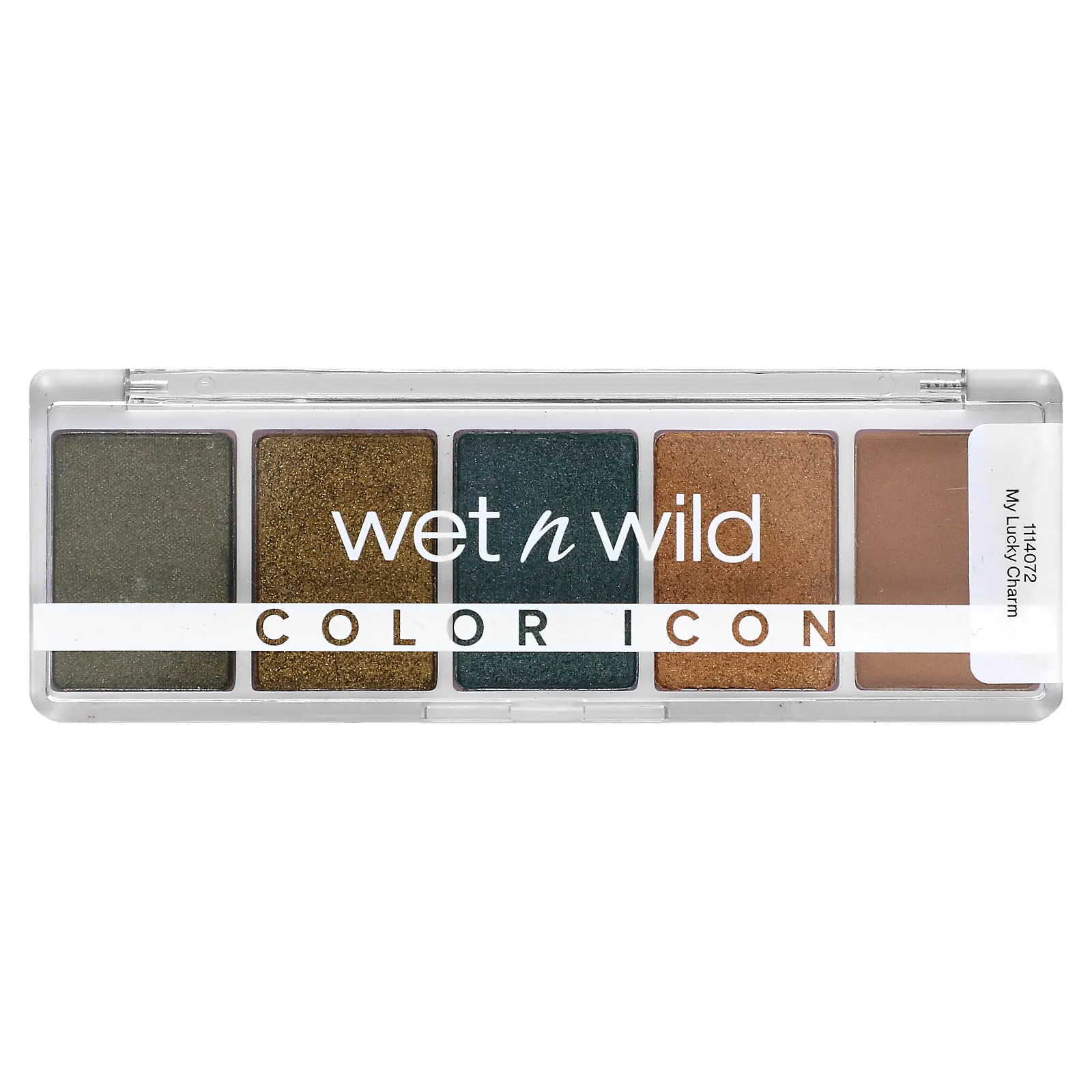 wet n wild, ColorIcon, палитра теней из 5 оттенков, 1114072 My Lucky Charm, 6 г (0,21 унции)