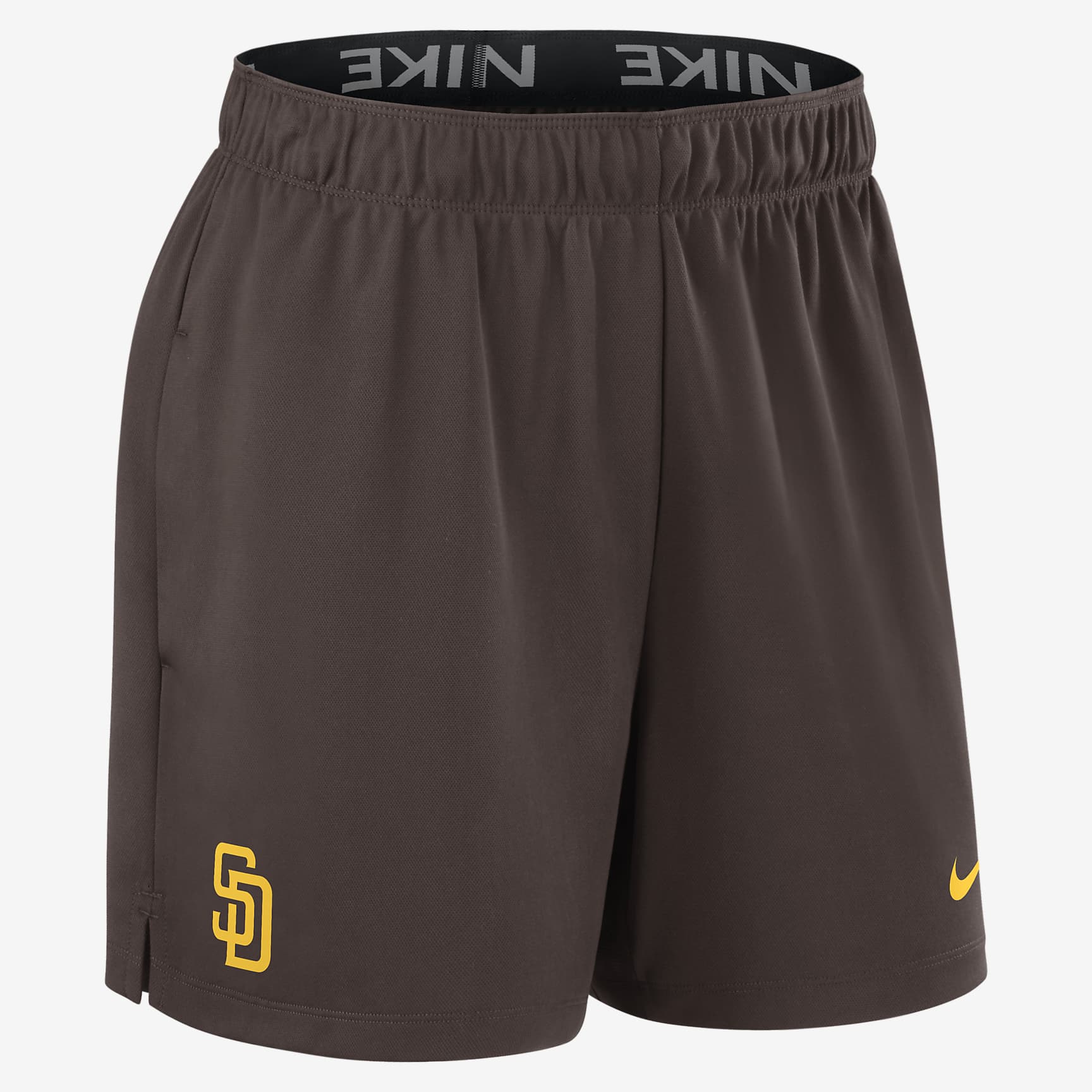 San Diego Padres Authentic Collection Practice Women's Nike Dri-FIT MLB Shorts
