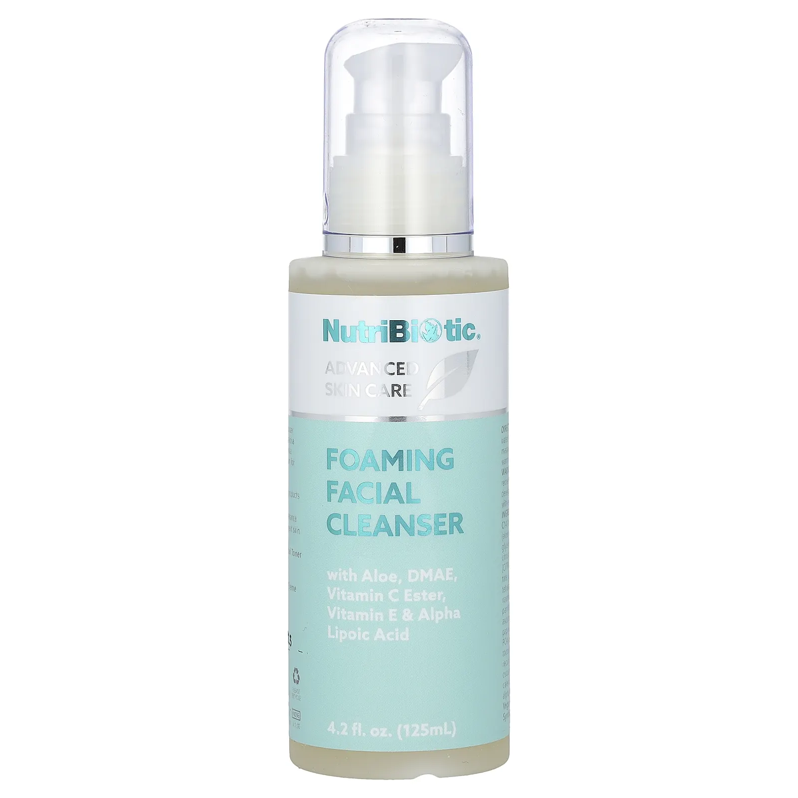 NutriBiotic, улучшенный уход за кожей, пенка для умывания, 125 мл (4,2 жидк. унции)