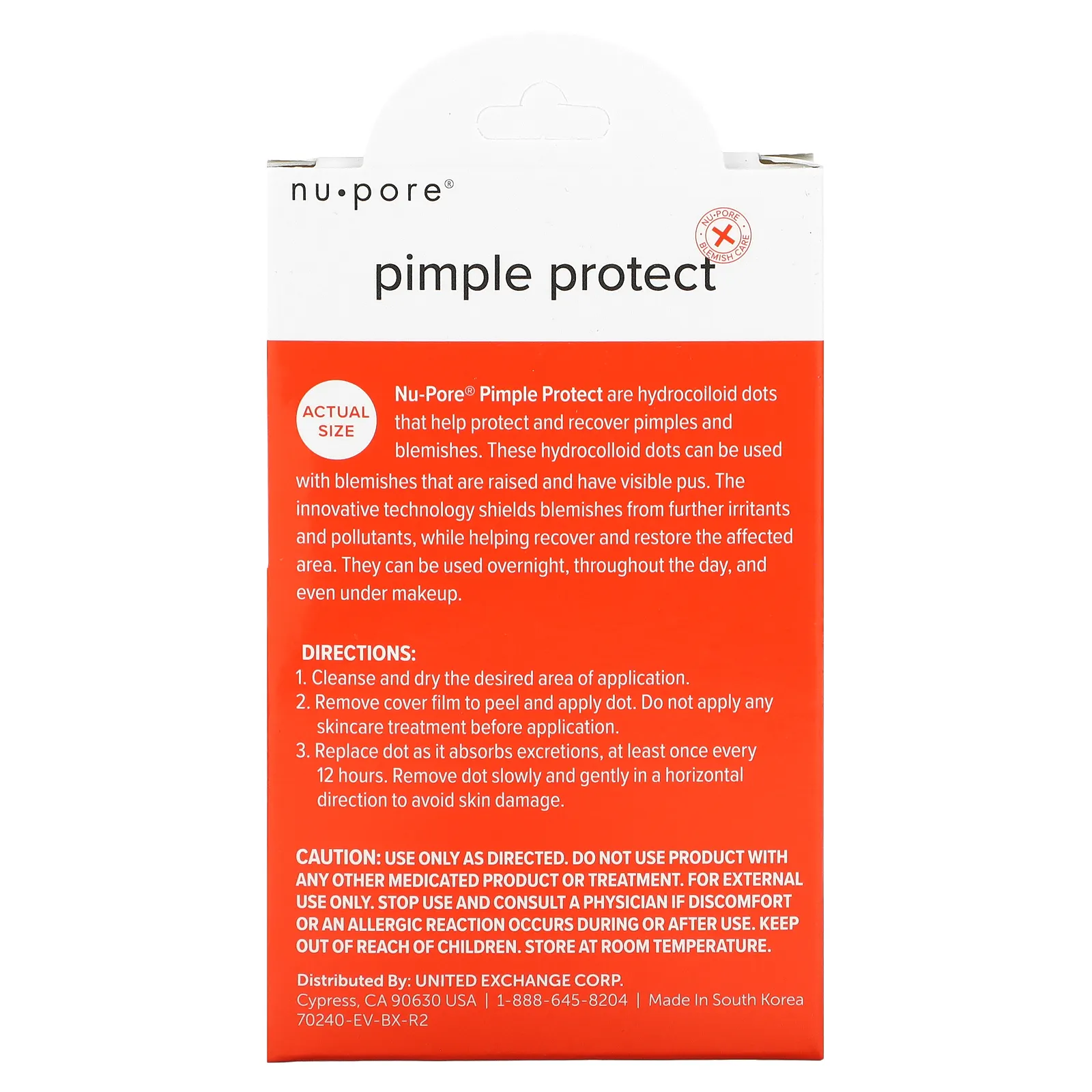Nu-Pore, Pimple Protect, 20 гидроколлоидных патчей