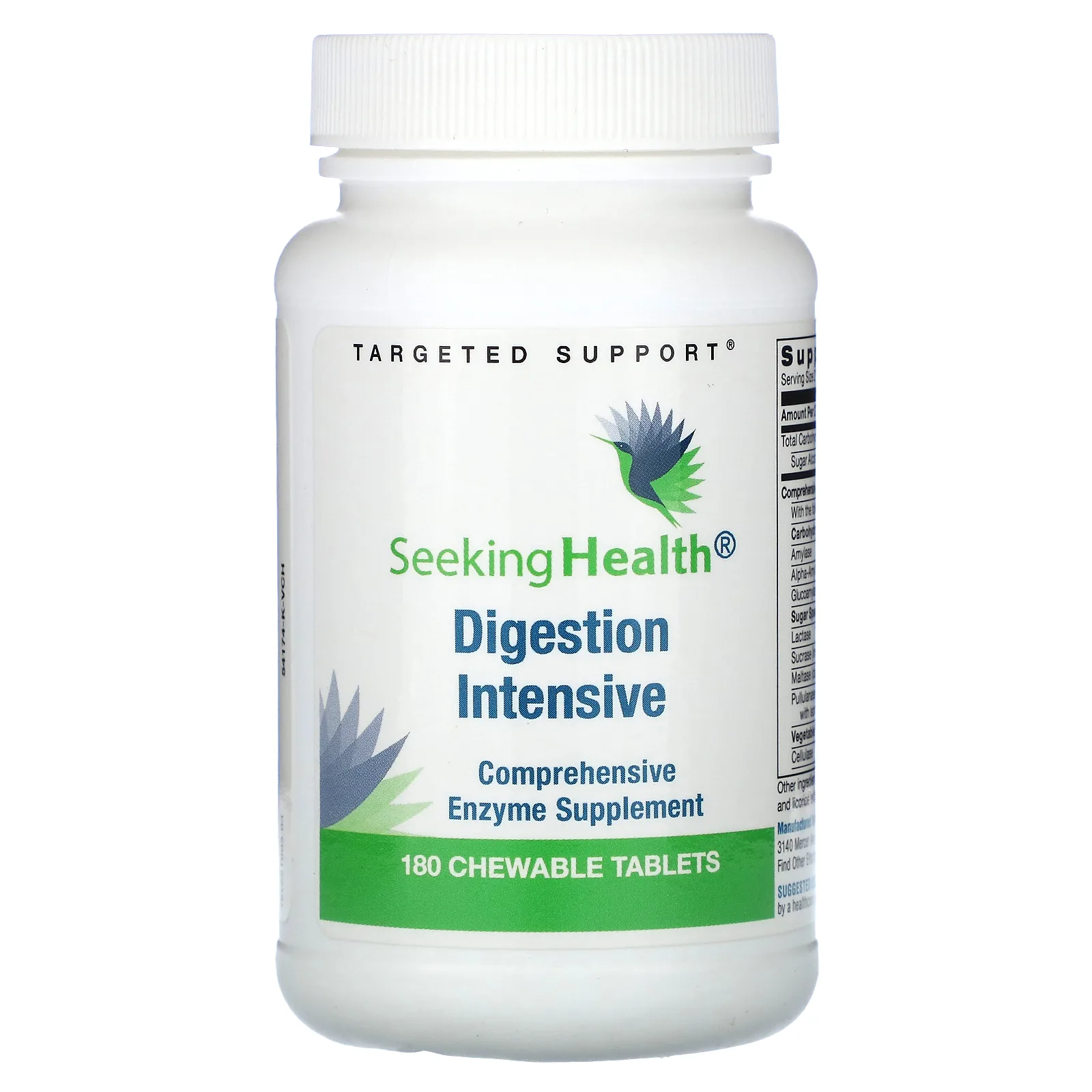 Seeking Health, Для интенсивного пищеварения, 180 жевательных таблеток