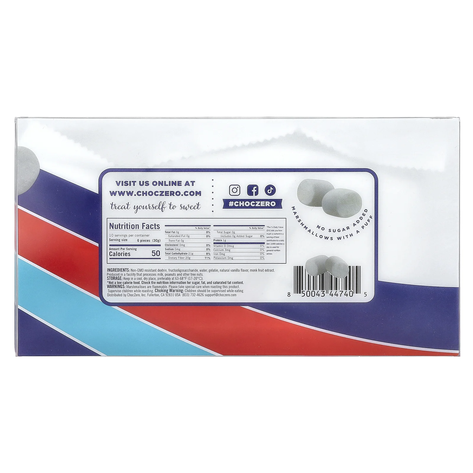 ChocZero, Змейка, ваниль, 300 г (10,5 унции)