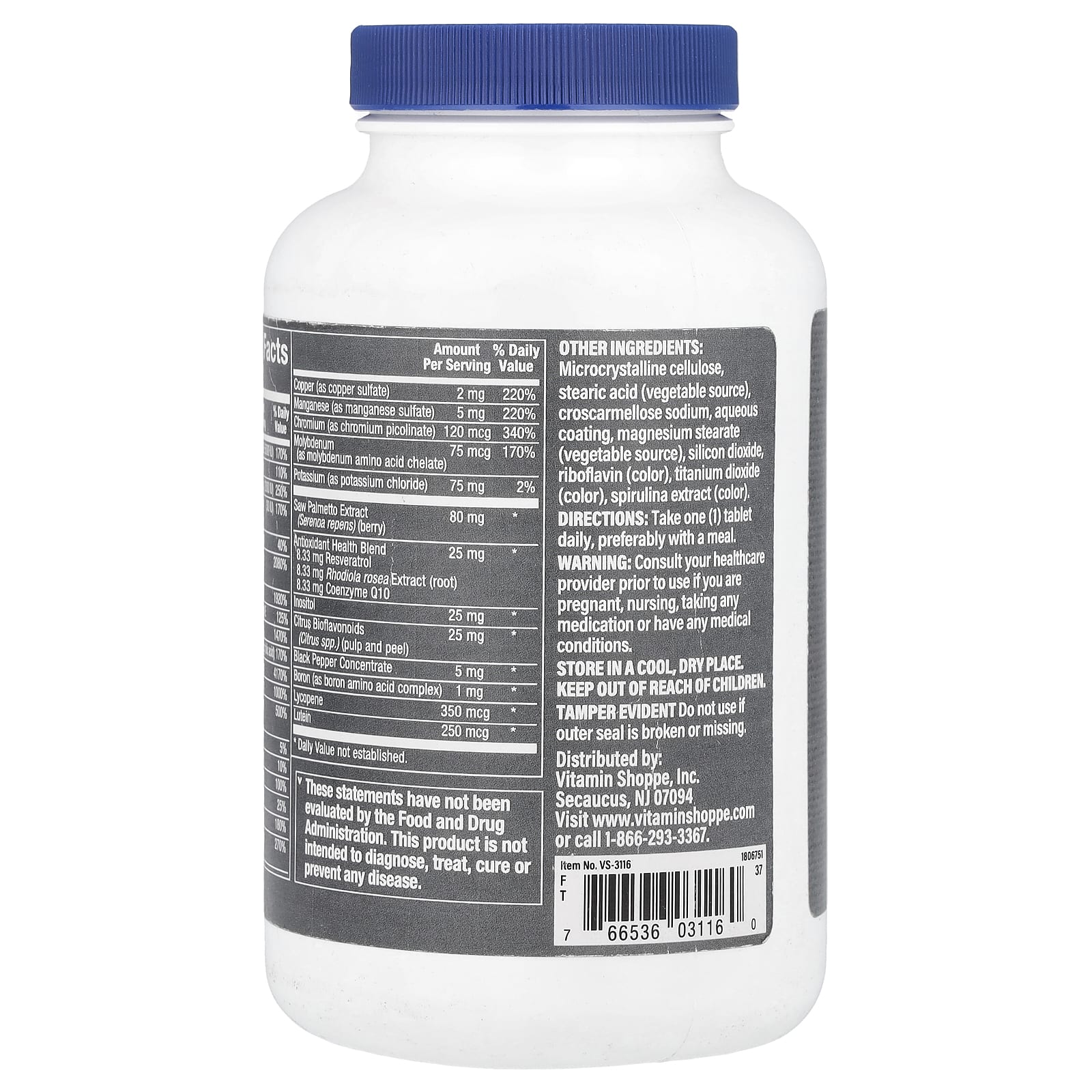 The Vitamin Shoppe, One Daily Men's, 180 таблеток