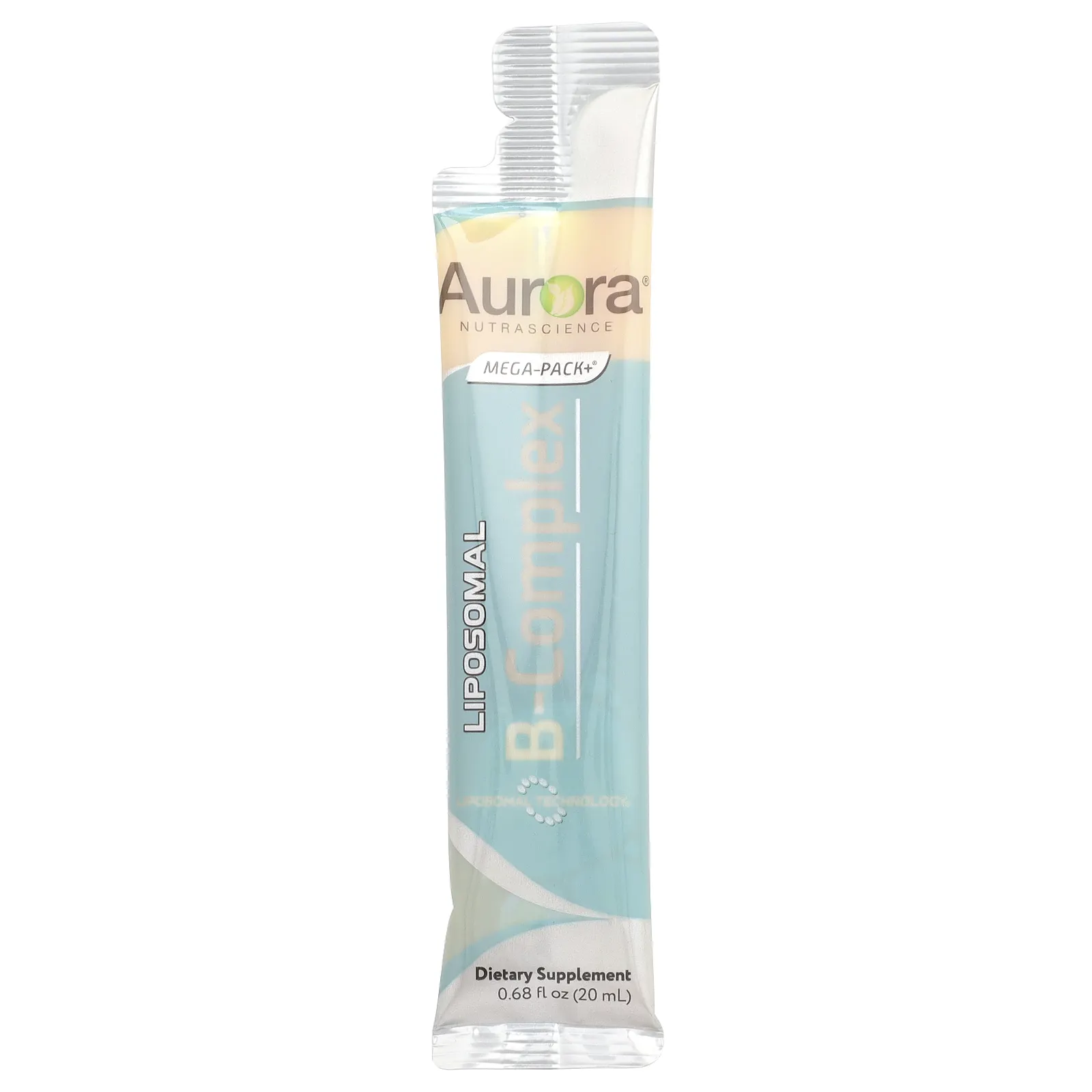 Aurora Nutrascience, Липосомальный комплекс витаминов группы B, 10 пакетиков по 20 мл (0,68 жидк. Унции)
