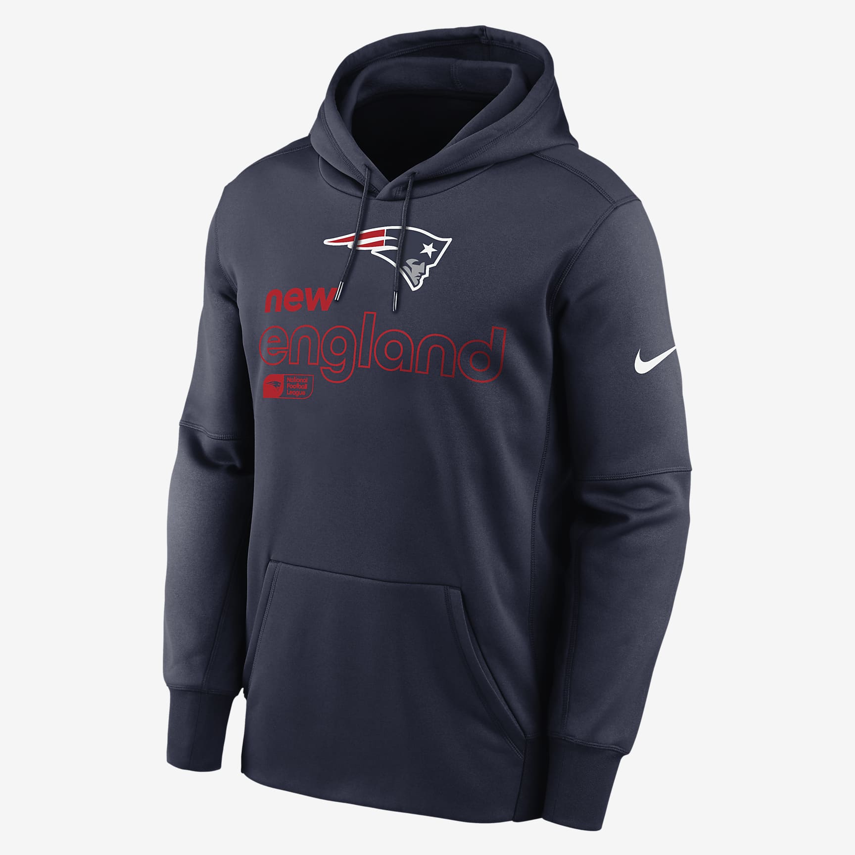 New England Patriots Men’s Nike Therma NFL Pullover Hoodie