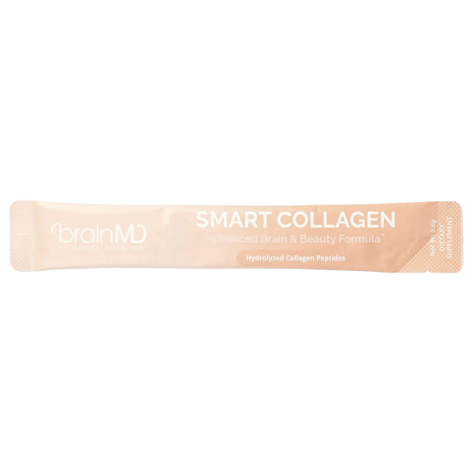 BrainMD, Smart Collagen, ванильная эссенция, 20 пакетиков по 5,6 г