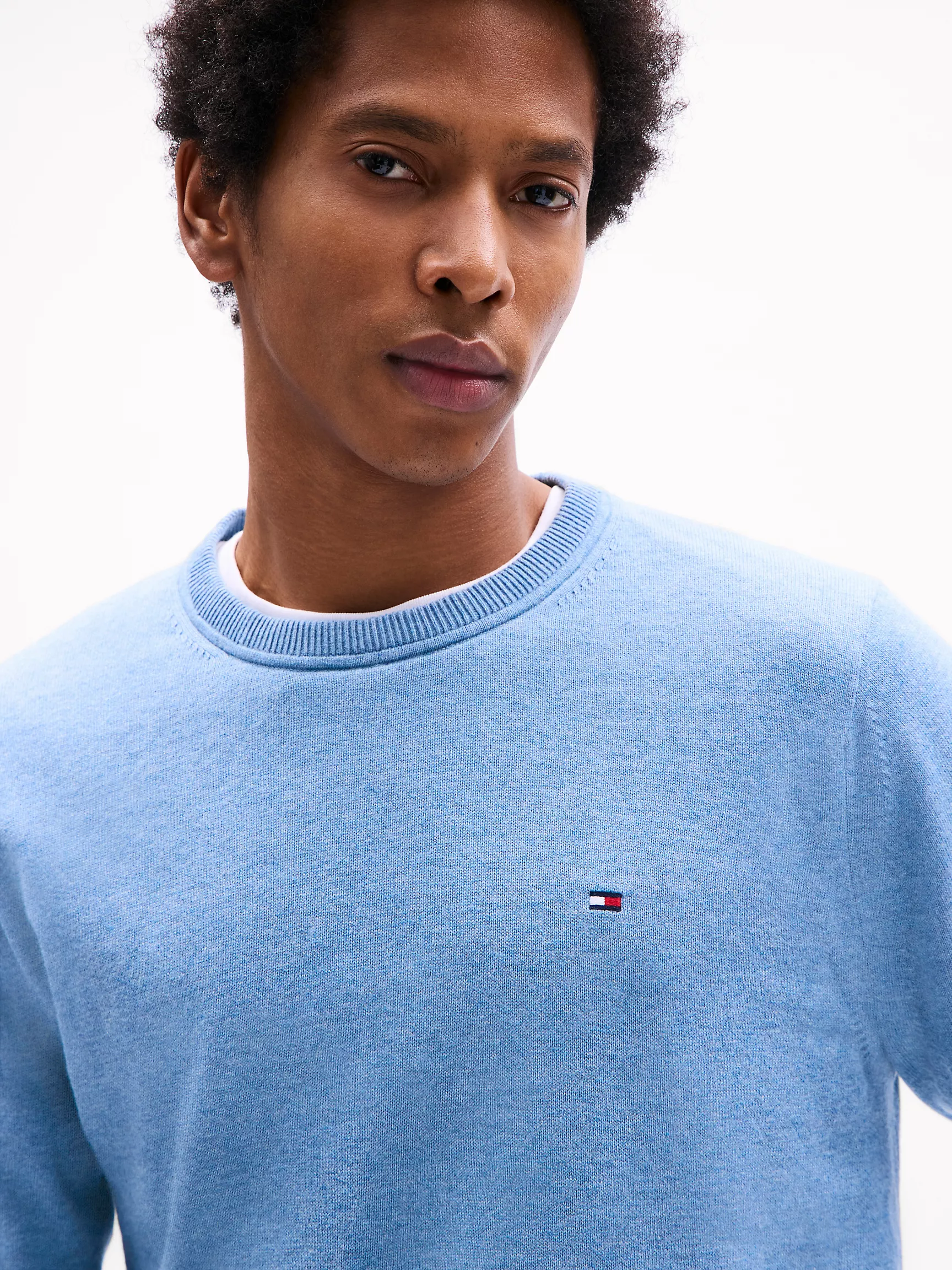Мужской свитер Tommy Hilfiger, Классический свитер с круглым вырезом