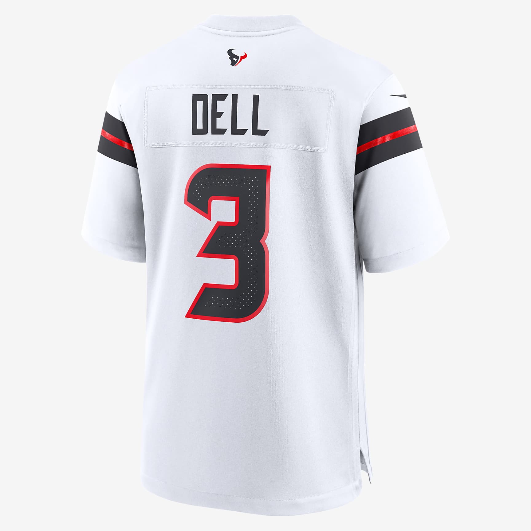 Tank Dell Houston Texans Men's Nike NFL Game Football Jersey
