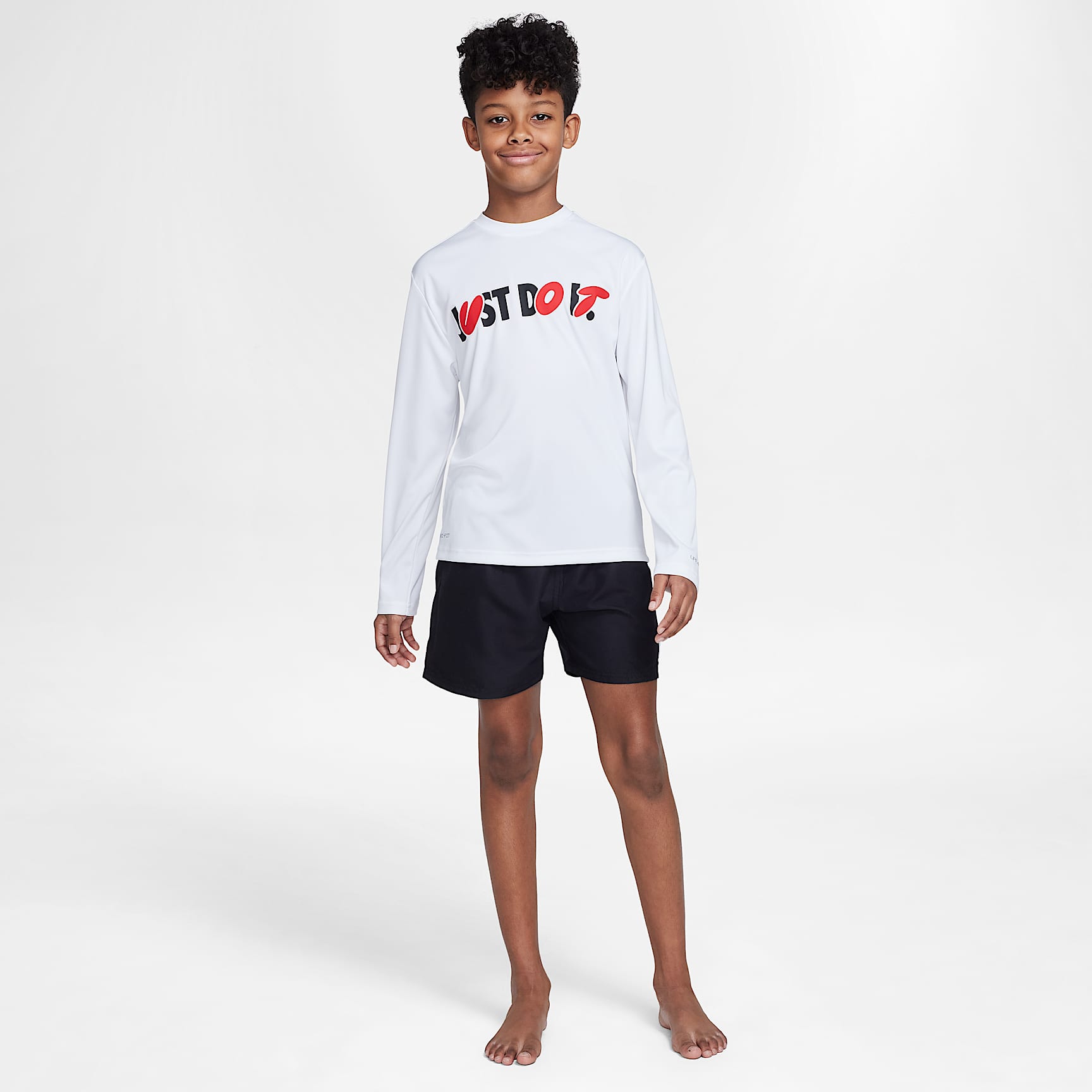Nike Swim Hydroguard Big Kids' (Boys') Dri-FIT Long-Sleeve Top
