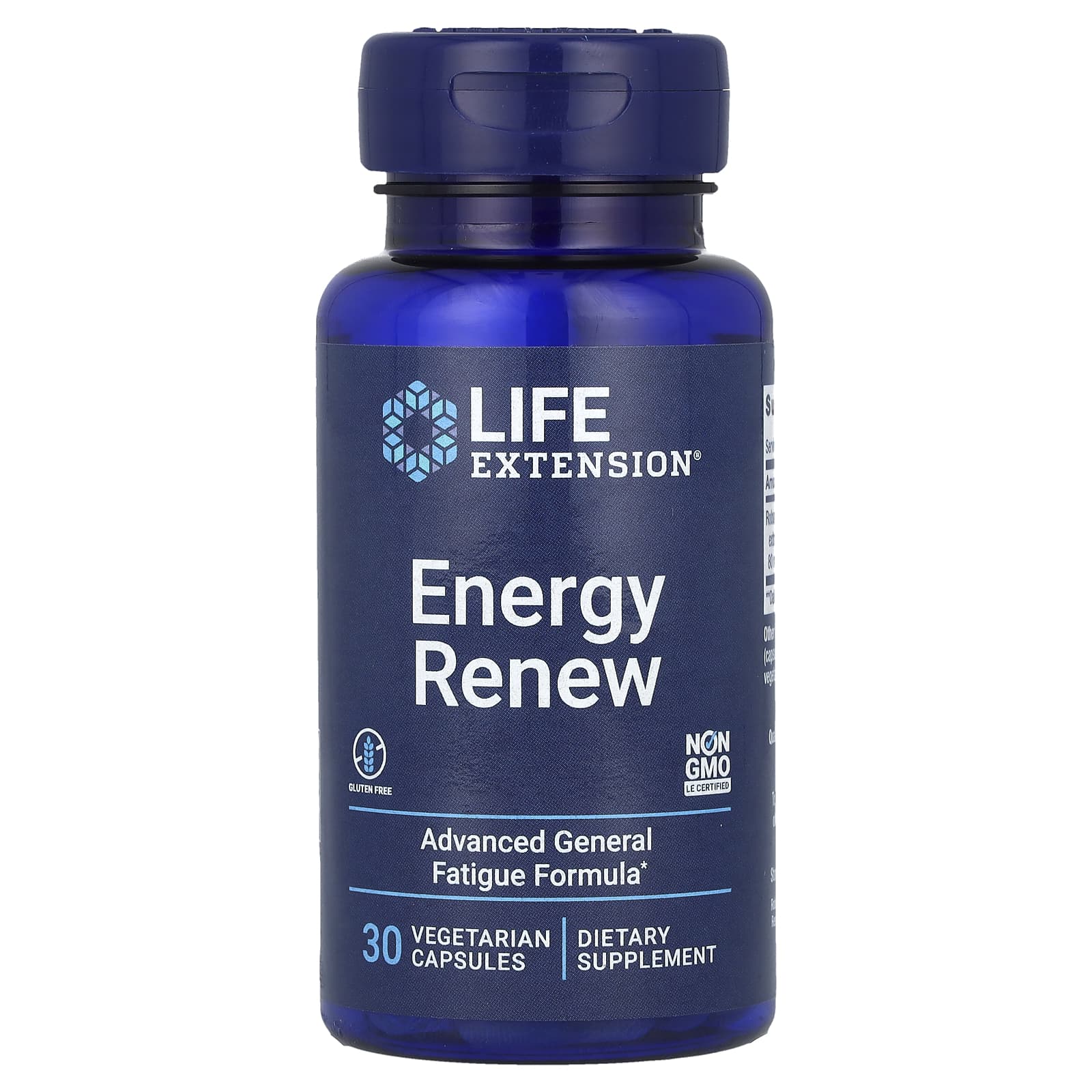 Life Extension, Energy Renew, 30 вегетарианских капсул
