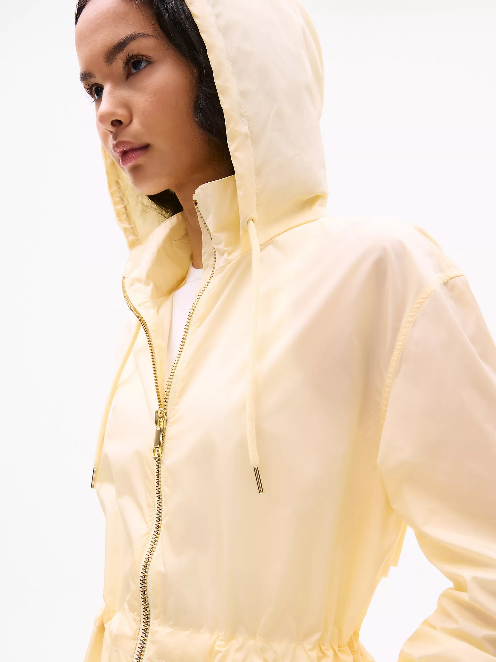 Женская куртка Tommy Hilfiger, Ветровка с капюшоном и водоотталкивающим покрытием