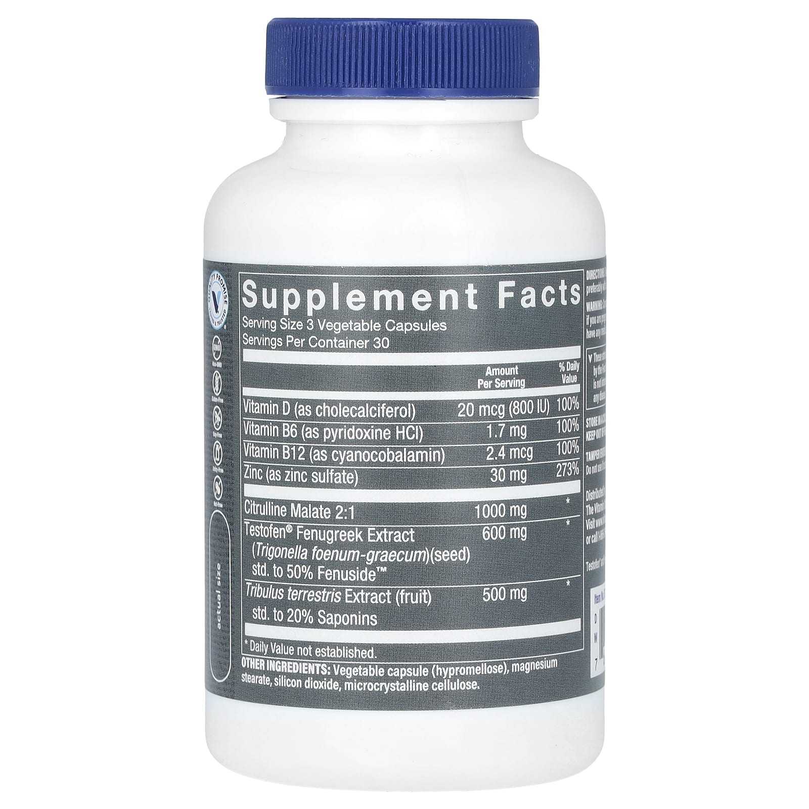 The Vitamin Shoppe, Ultimate Man-T для мужчин, 90 растительных капсул