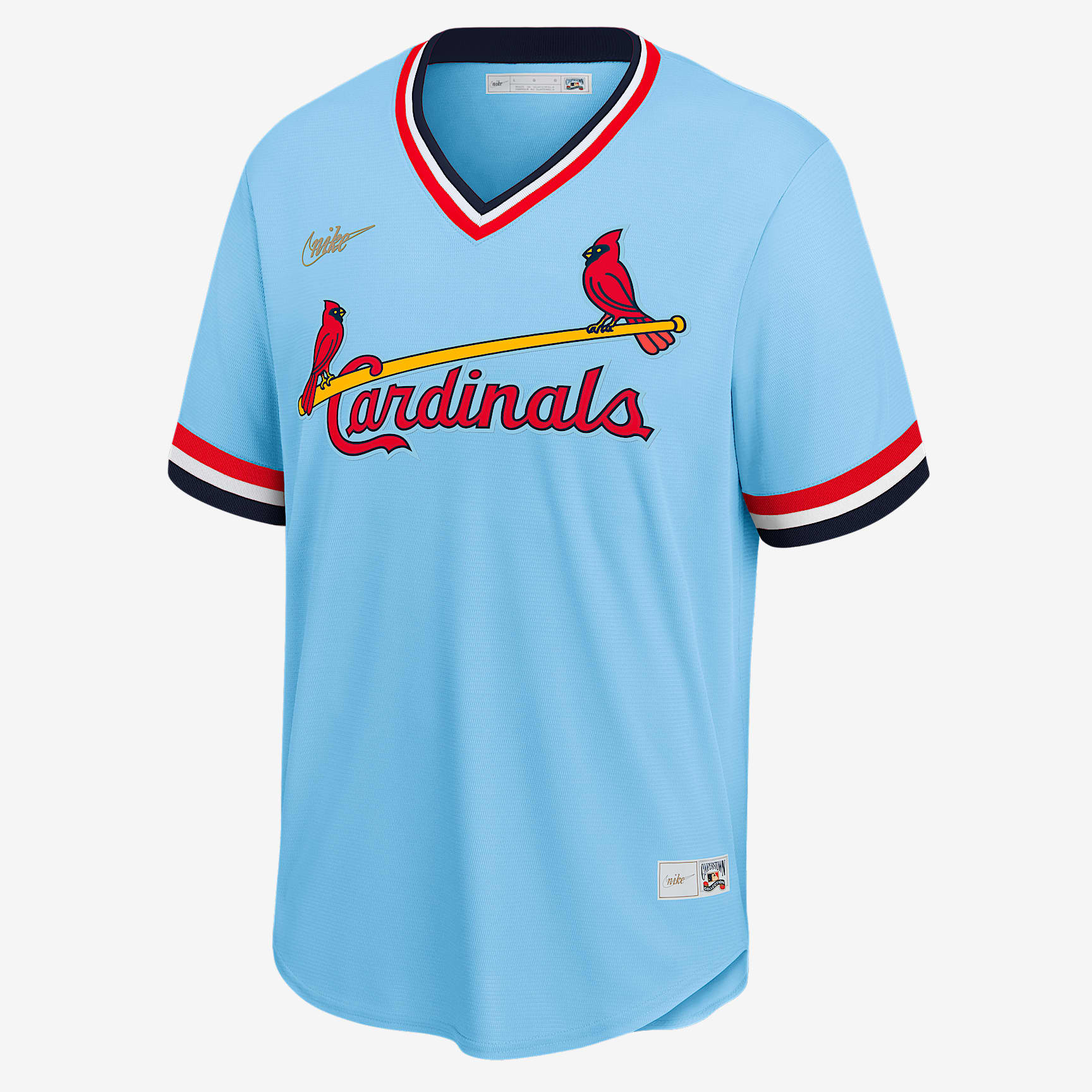 MLB St. Louis Cardinals (Ozzie Smith) Men's Cooperstown Baseball Jersey
