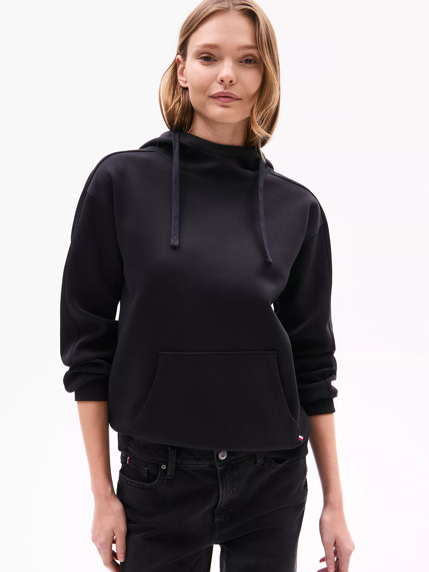 Женское худи Tommy Hilfiger, Худи из трикотажа scuba