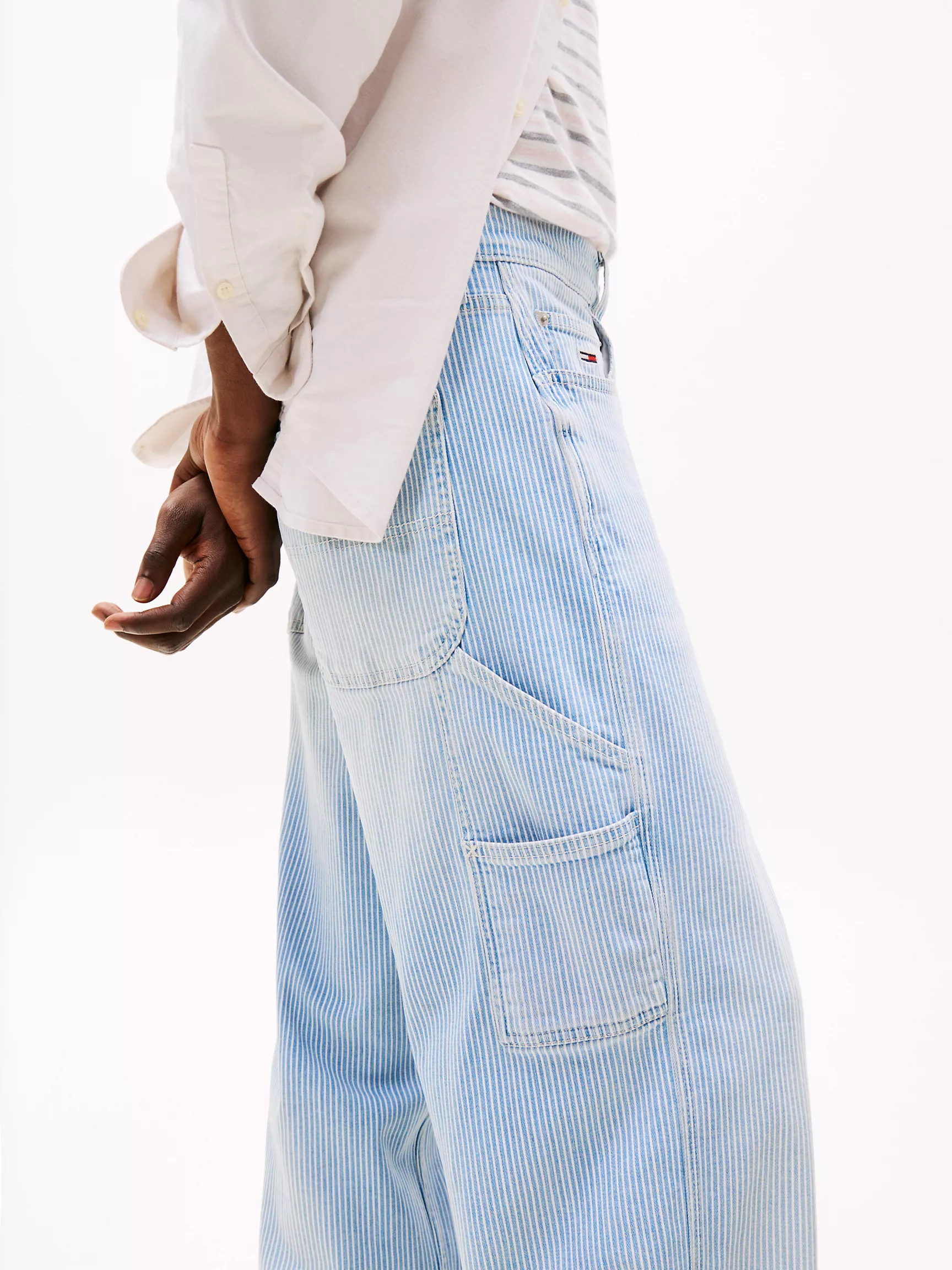 Мужские джинсы Tommy Hilfiger, Свободные джинсы прямого кроя в стиле utility