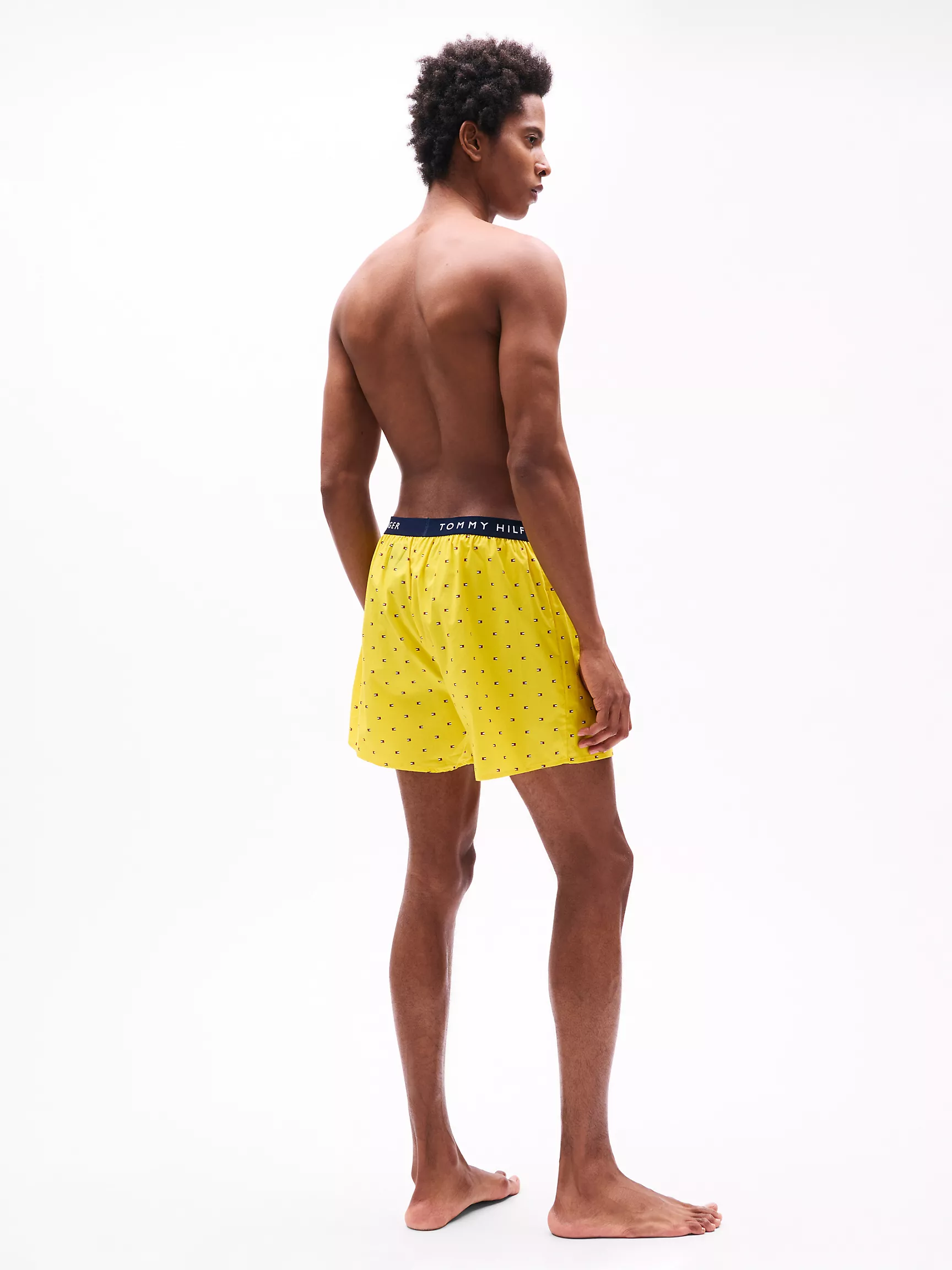 Мужское нижнее белье Tommy Hilfiger, Тканые боксёры Tommy с логотипом (набор 3 шт.)