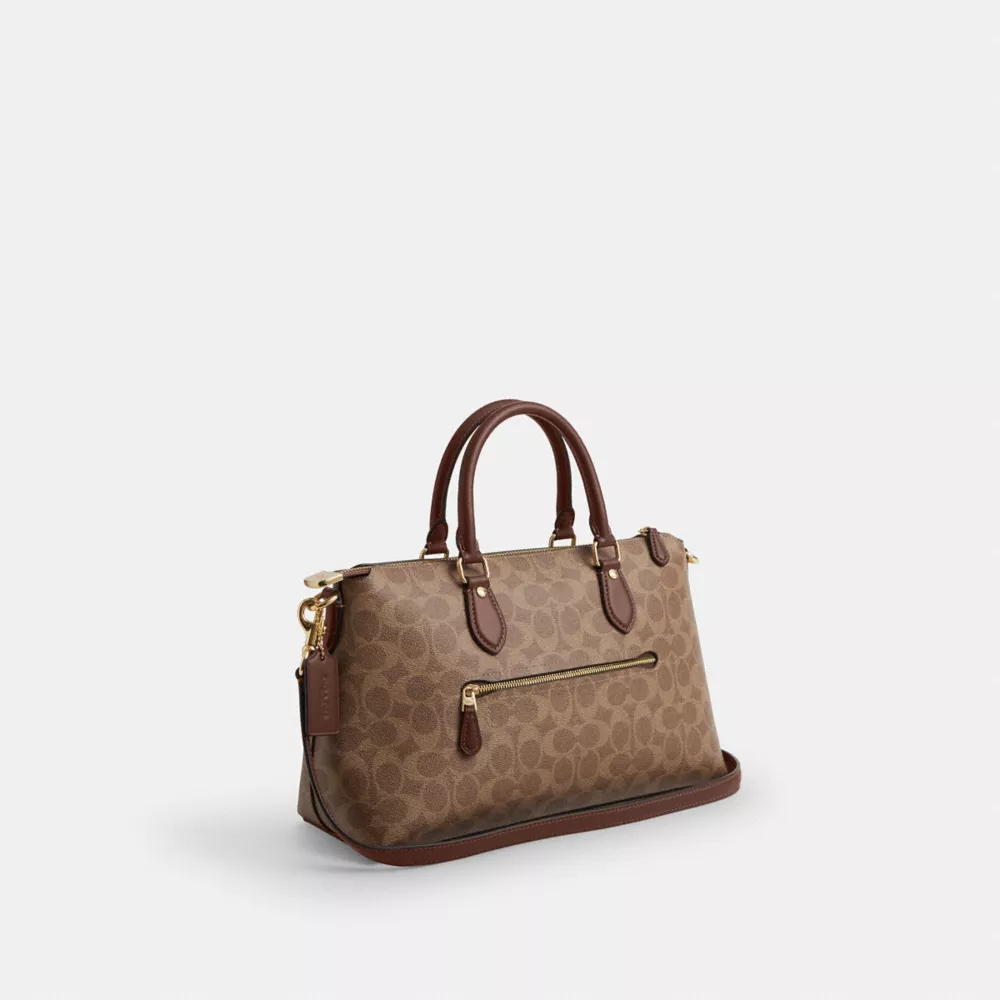 Сумка COACH Georgia Satchel Bag In Signature Canvas