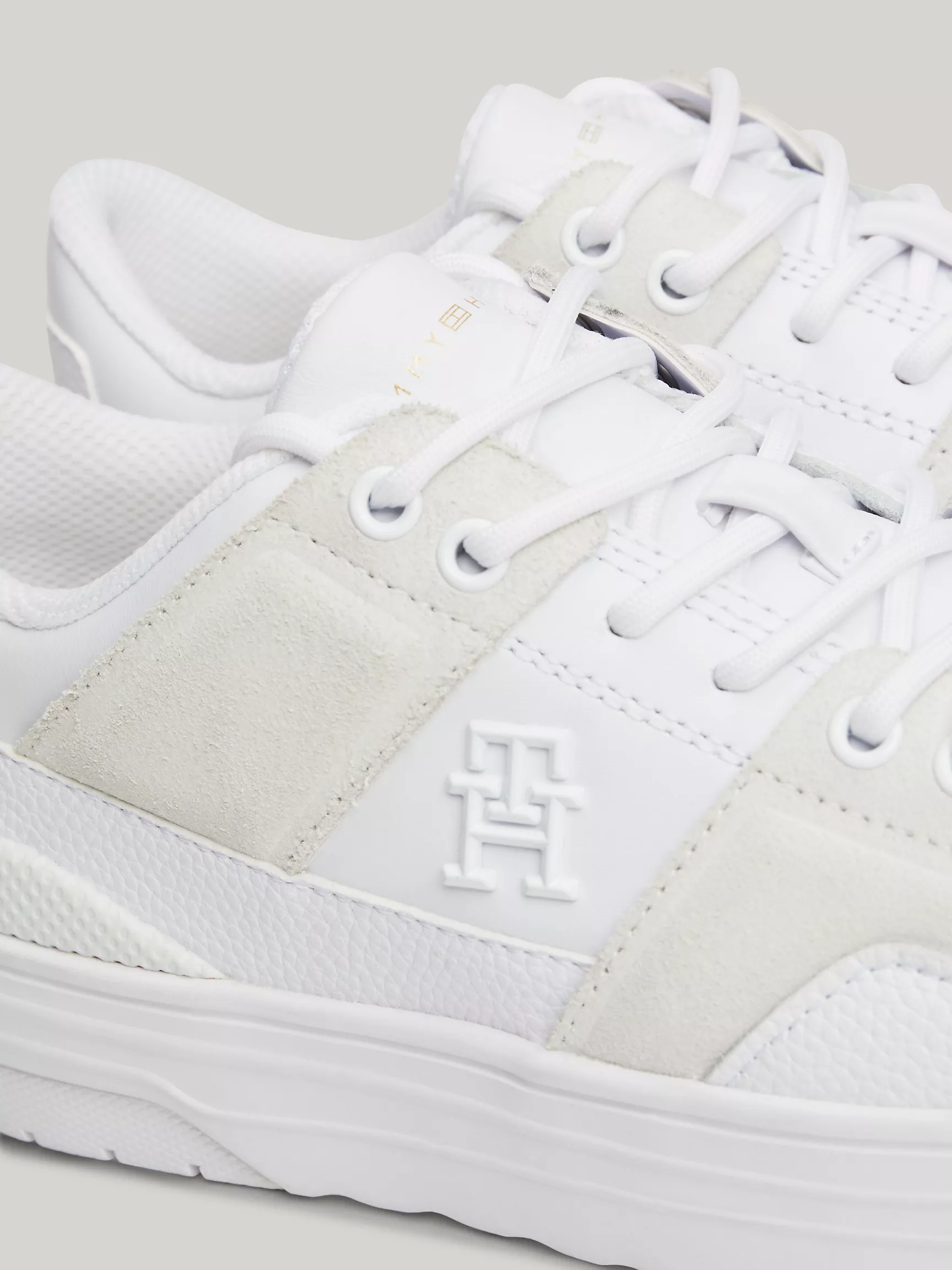 Женские кроссовки Tommy Hilfiger, Кожаные кроссовки с разноцветными вставками