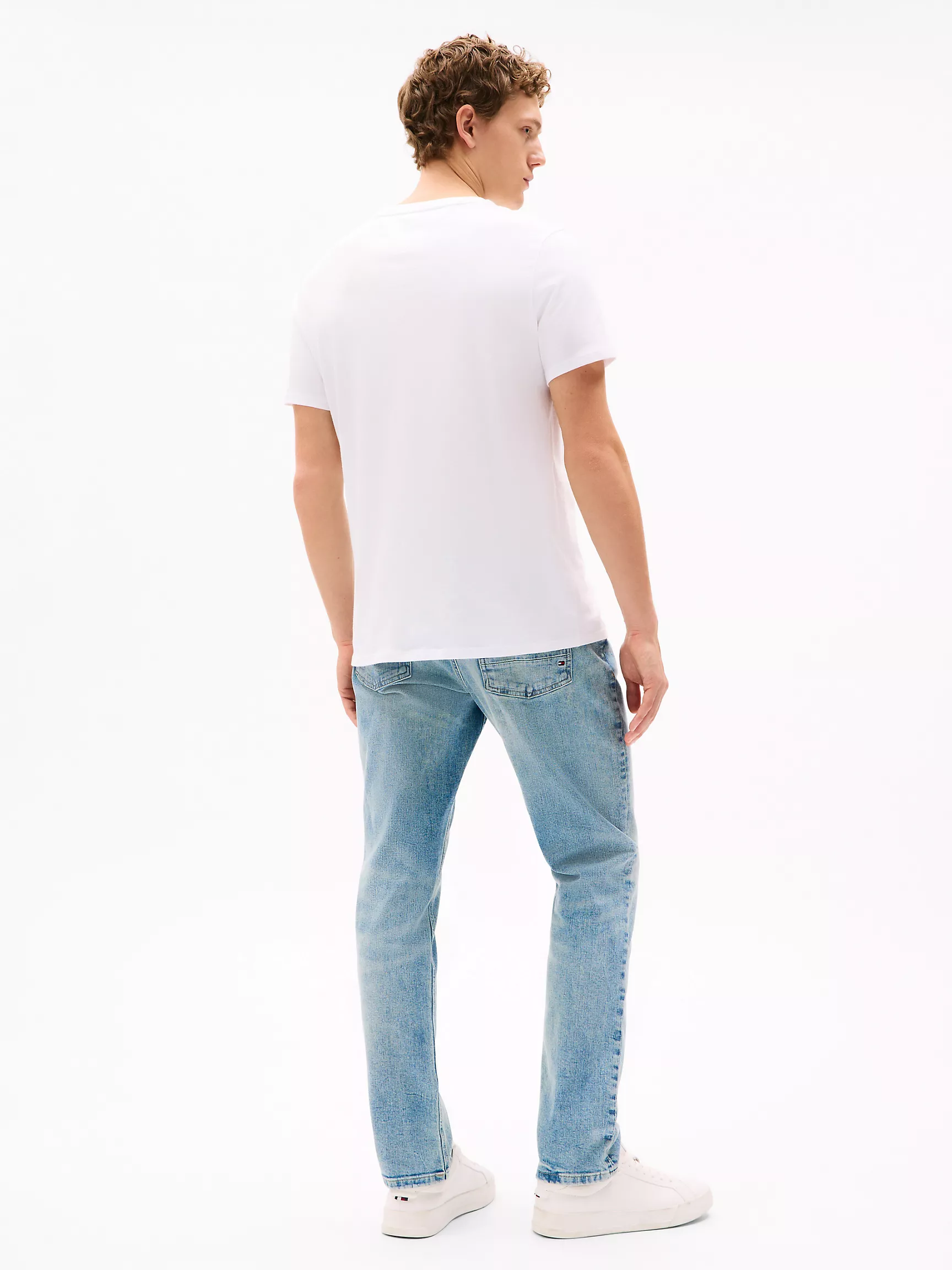 Мужская футболка Tommy Hilfiger, Футболка с вышитым логотипом Tommy