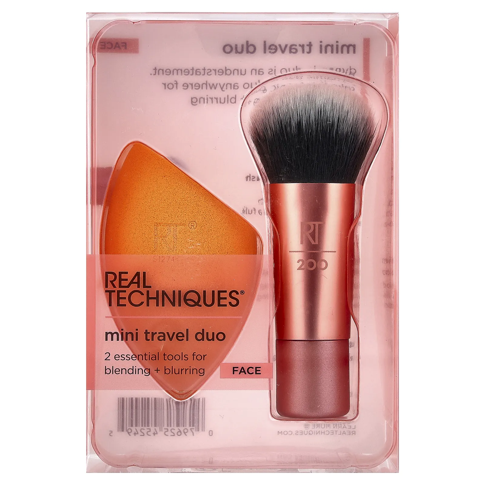 Real Techniques, Multi Travel Duo, дуэт для лица, набор из 2 средств