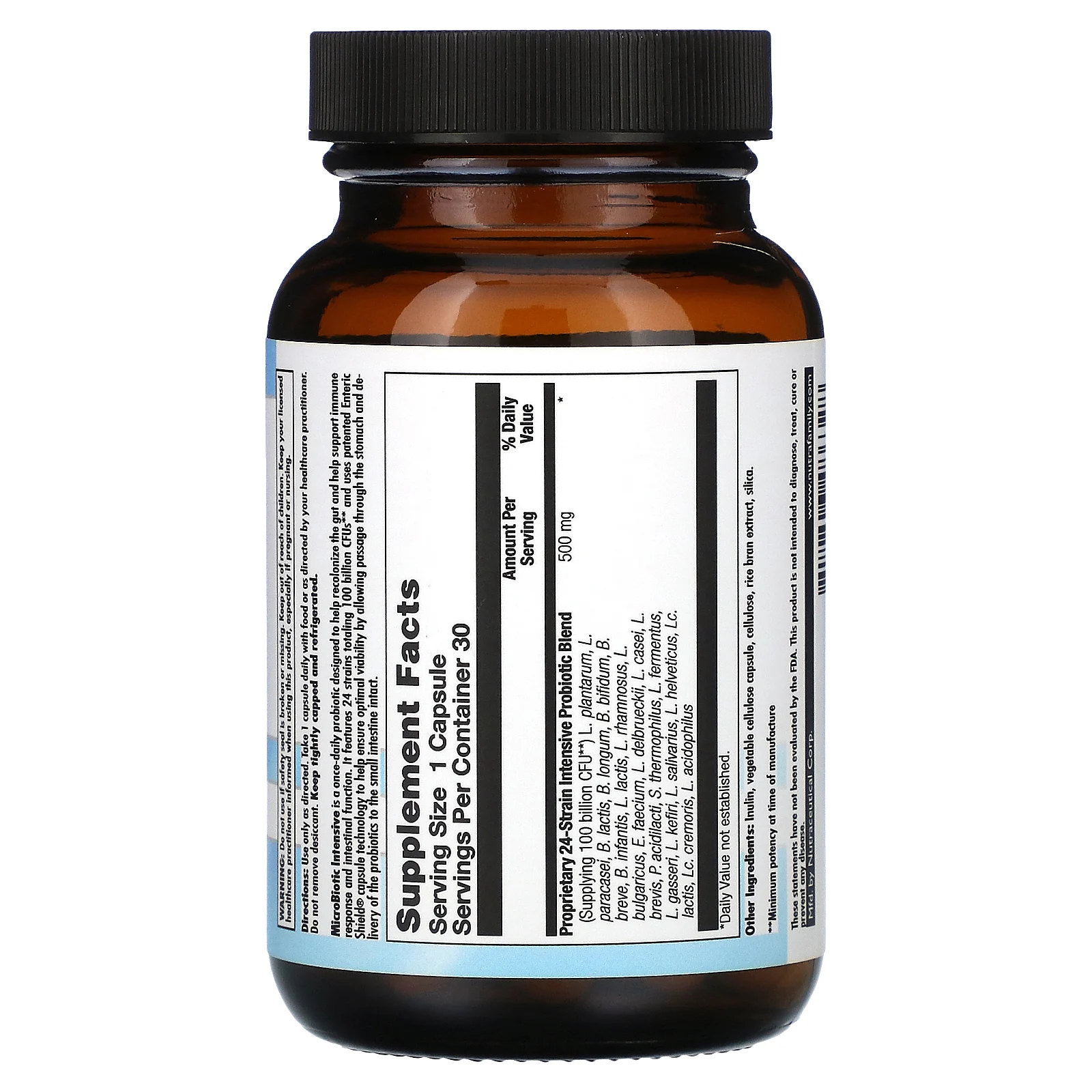 Nutra BioGenesis, MicroBiotic Intensive, 30 капсул