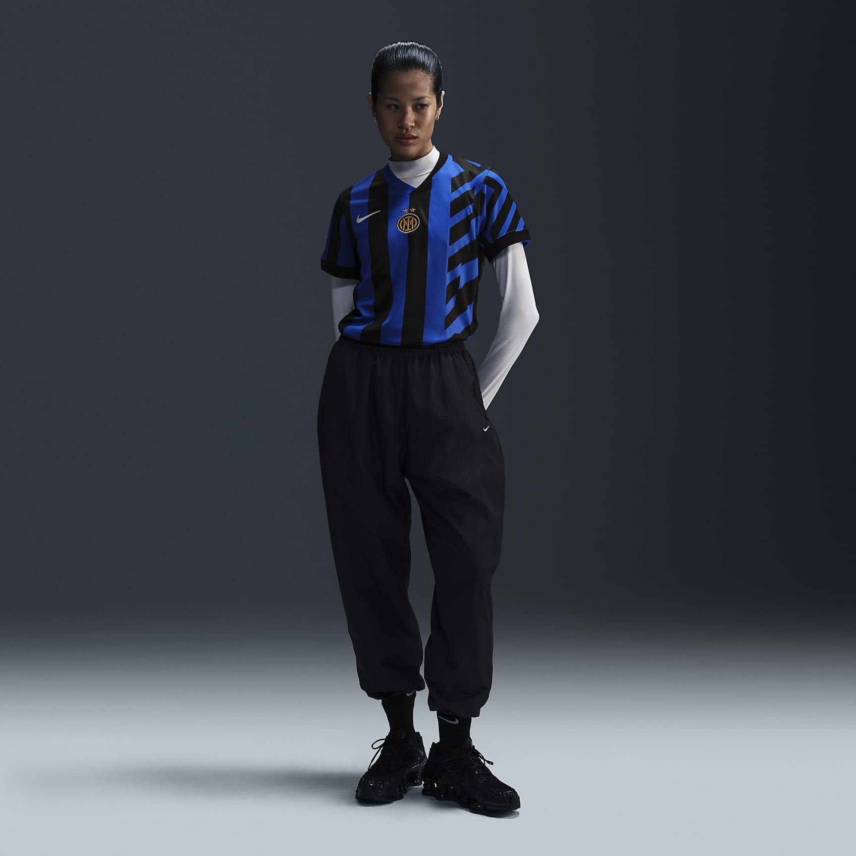 Inter Milan 2024/25 Stadium Home Women's Nike Dri-FIT Soccer Replica Jersey