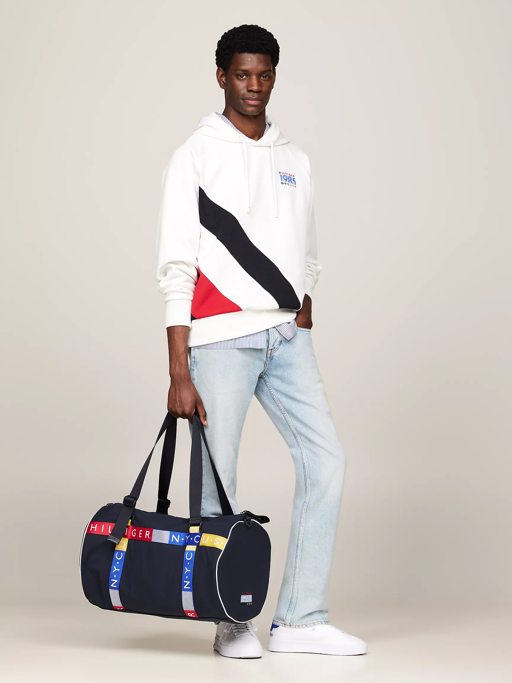 Мужское худи Tommy Hilfiger, Худи с полосками Hilfiger Team