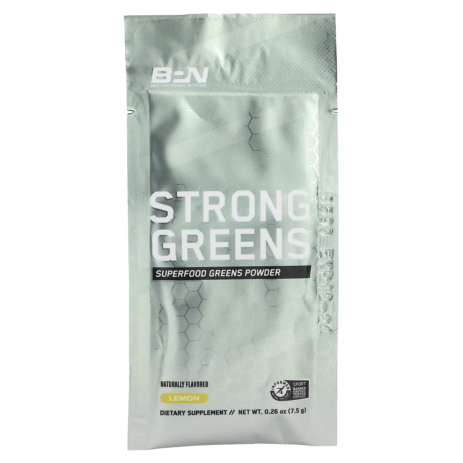 BPN, Strong Greens, лимон, 20 пакетиков по 7,5 г (0,26 унции)