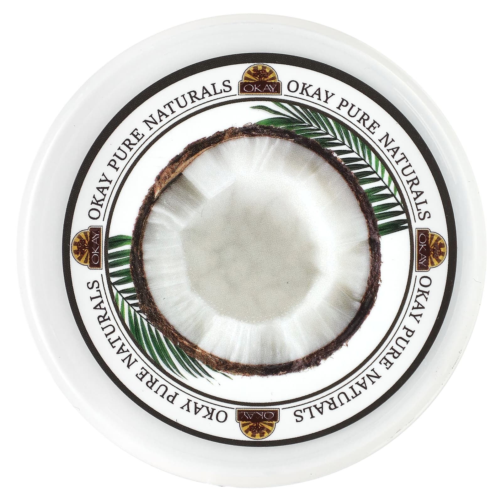 Okay Pure Naturals, Полностью натуральное кокосовое масло, глубокое увлажнение, 177 мл (6 унций)