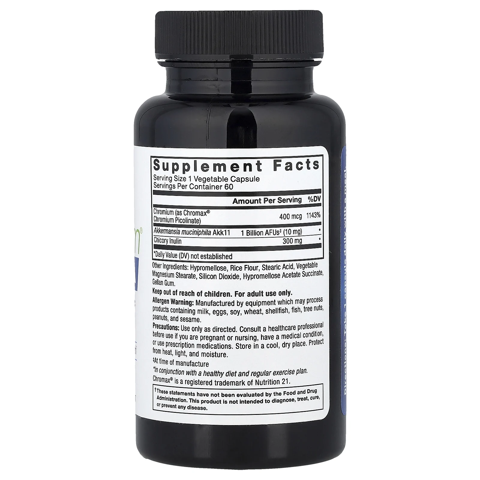 Force Factor, ProbioSlim® Akkermansia, 60 растительных капсул