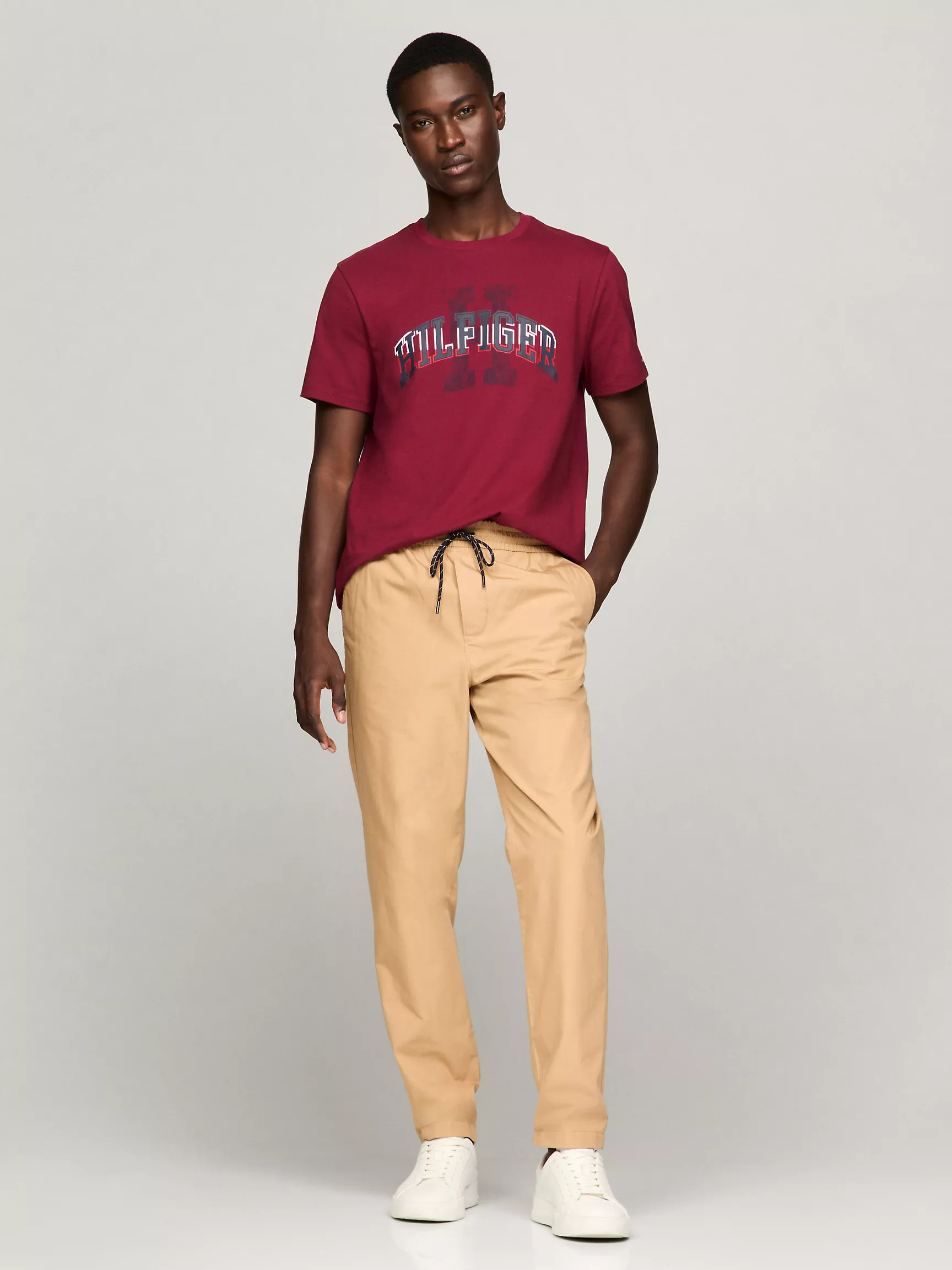 Мужская футболка Tommy Hilfiger, Футболка с графическим логотипом Hilfiger