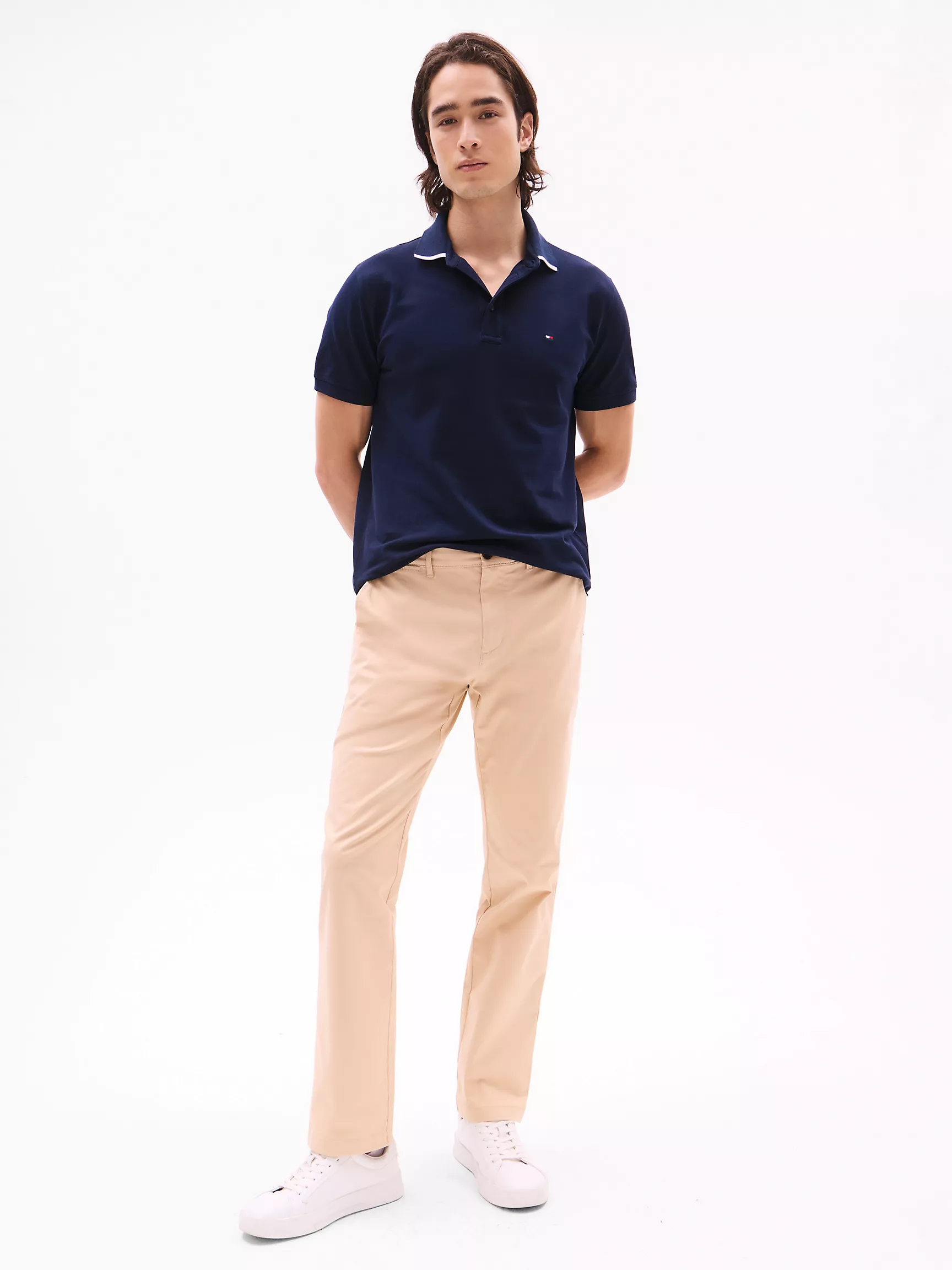 Мужское поло Tommy Hilfiger, Стандартное поло с логотипом под воротником