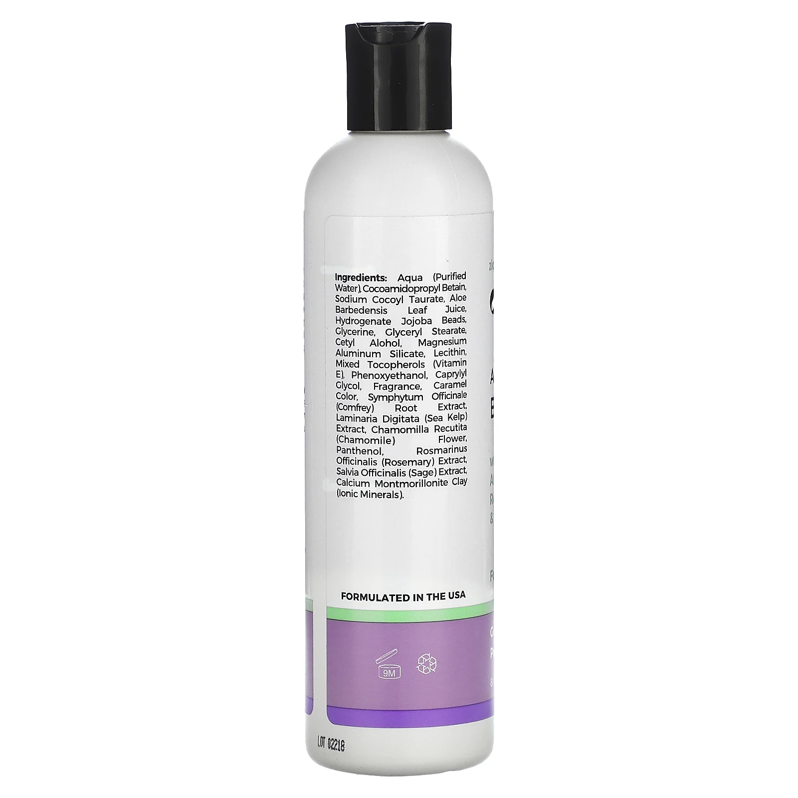 Zion Health, Adama, гель для душа с древними минералами, с древней глиной, розмарином и шалфеем, 240 мл (8 жидк. Унций)