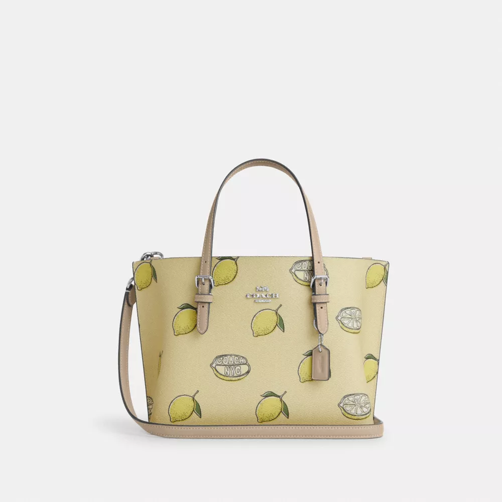 Сумка COACH Mollie Tote Bag 25 With Lemon Print