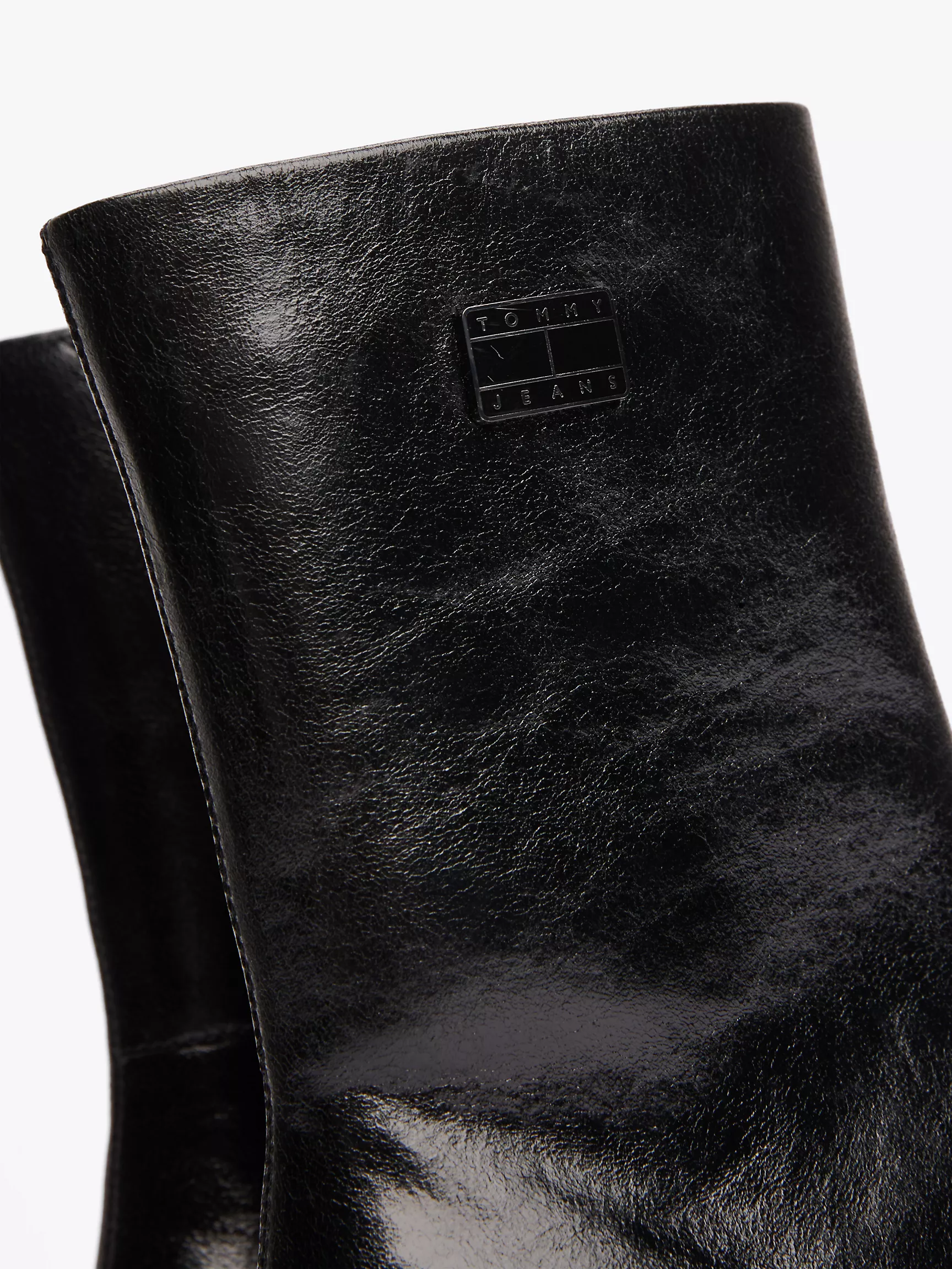 Женские ботинки Tommy Hilfiger, Кожаные ботинки с логотипом TJ