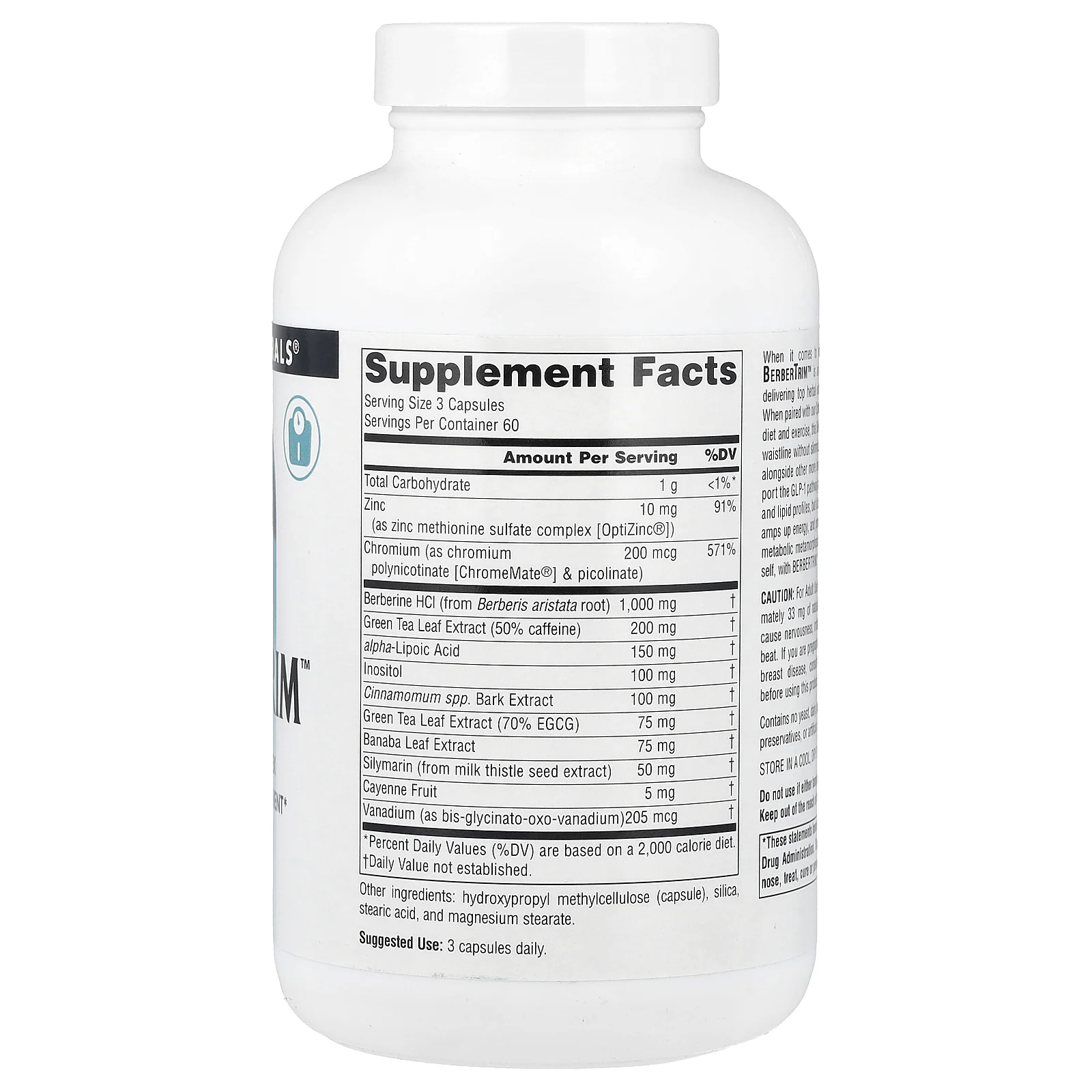 Source Naturals, BerberTrim™, 180 капсул