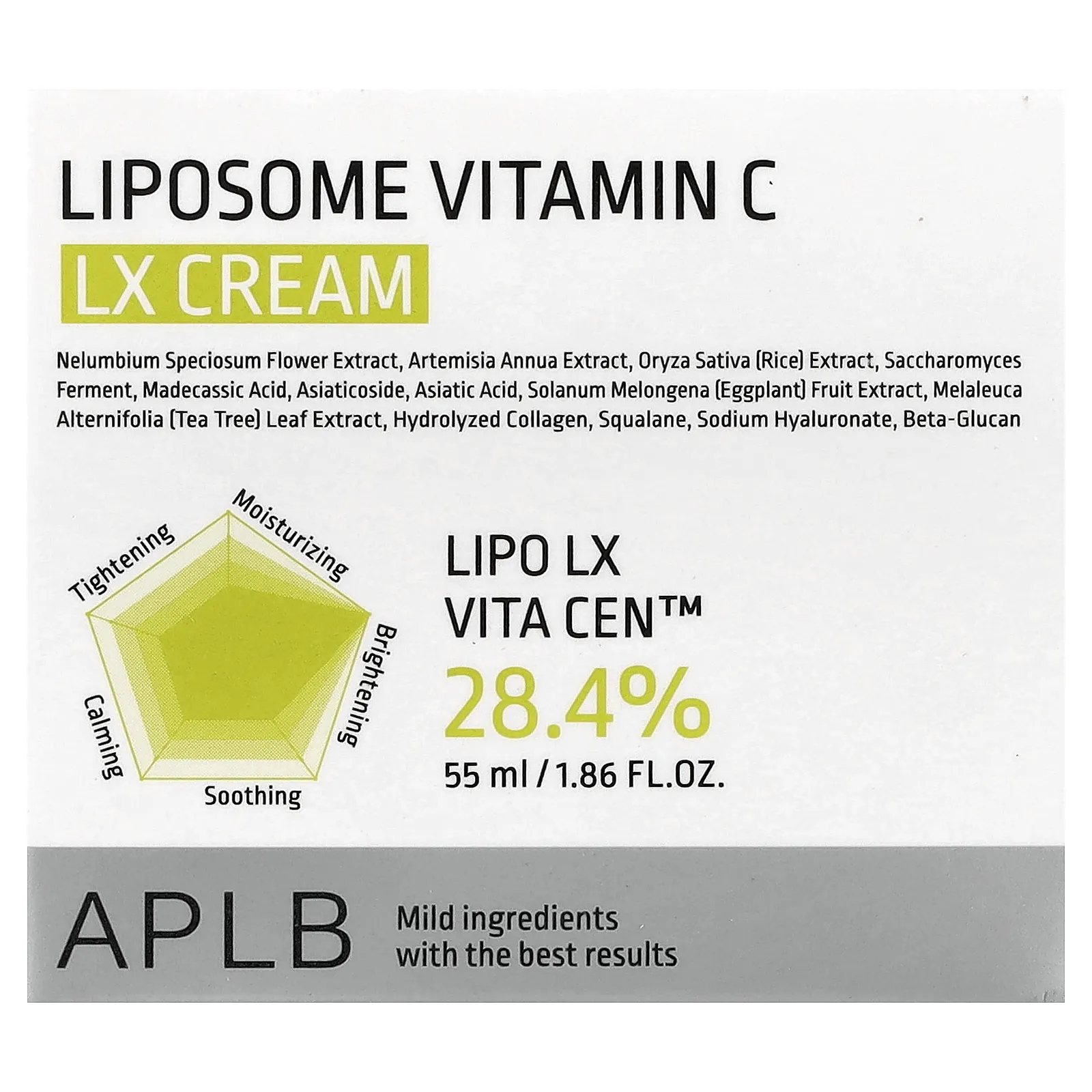 APLB, Liposome Vitamin C LX Cream, 55 мл (1,86 жидк. Унции)