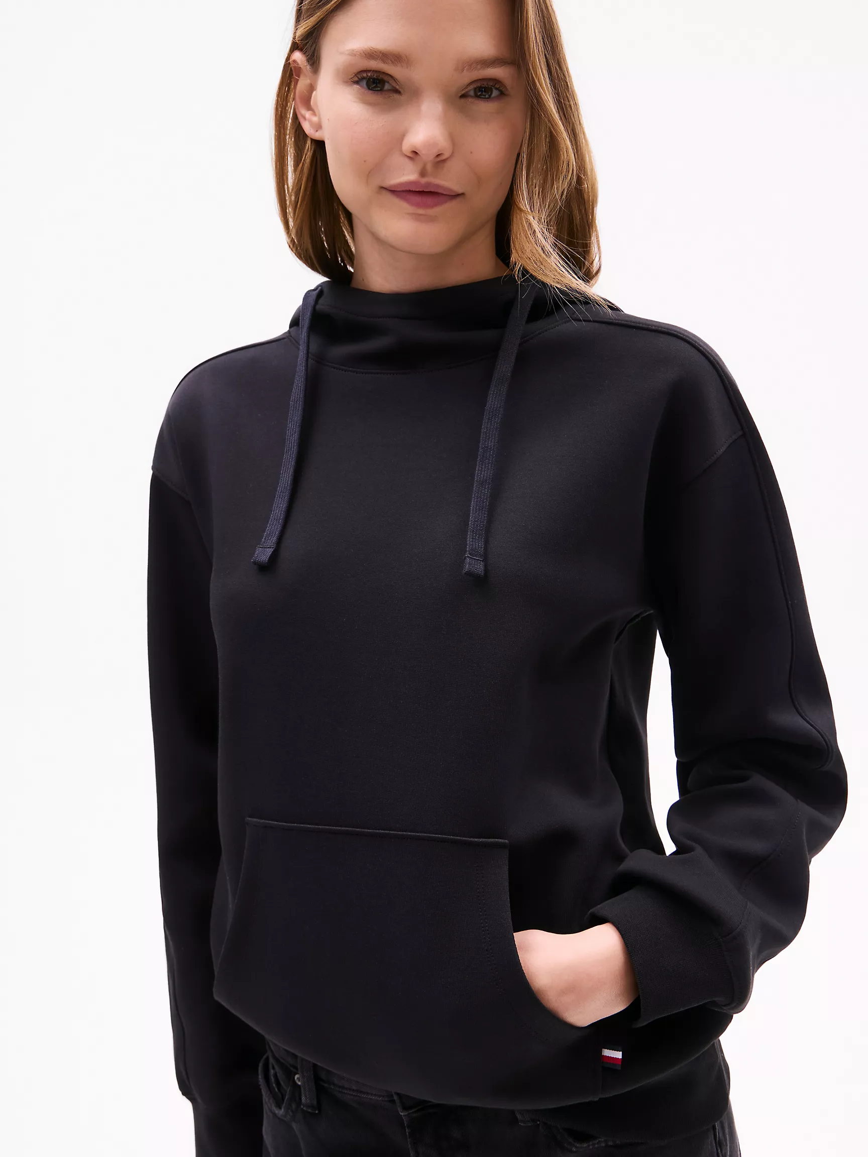 Женское худи Tommy Hilfiger, Худи из трикотажа scuba