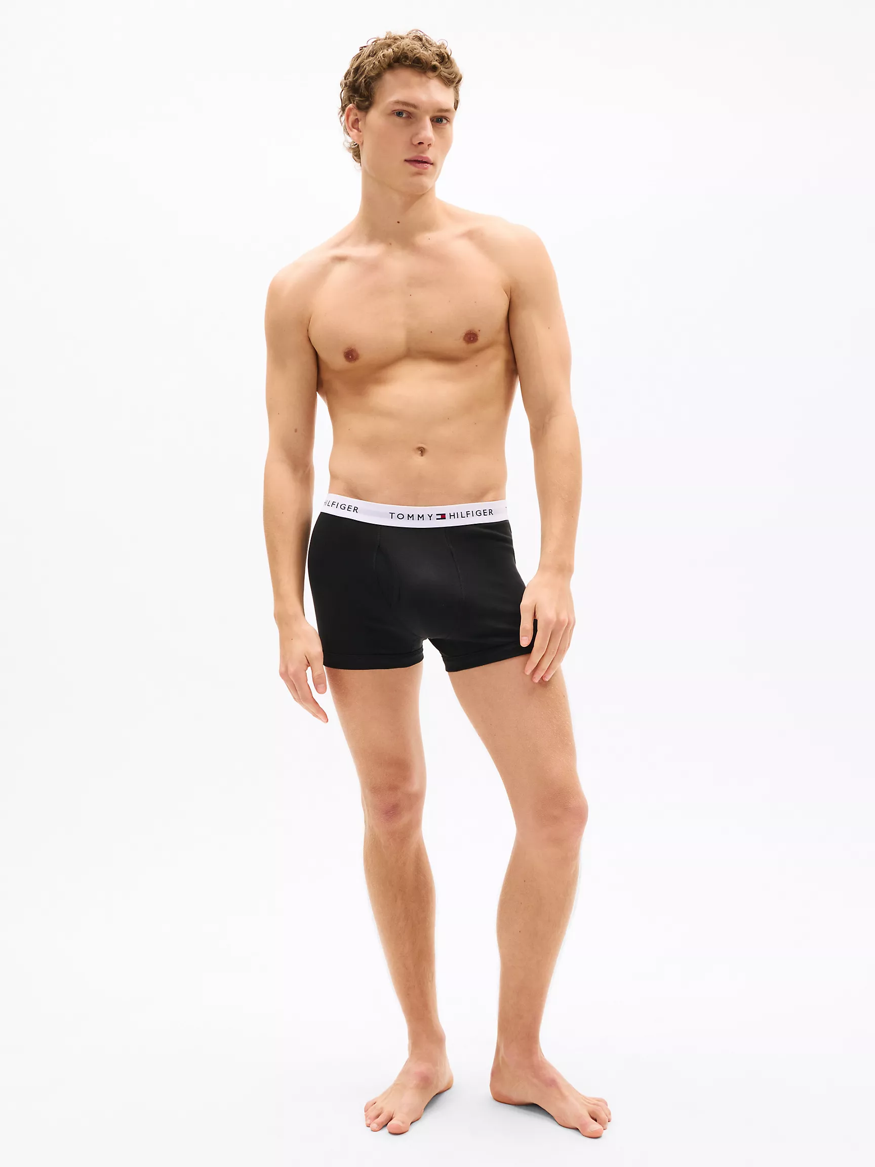 Мужское нижнее белье Tommy Hilfiger, Классические хлопковые трусы-боксёры (набор 3 шт.)
