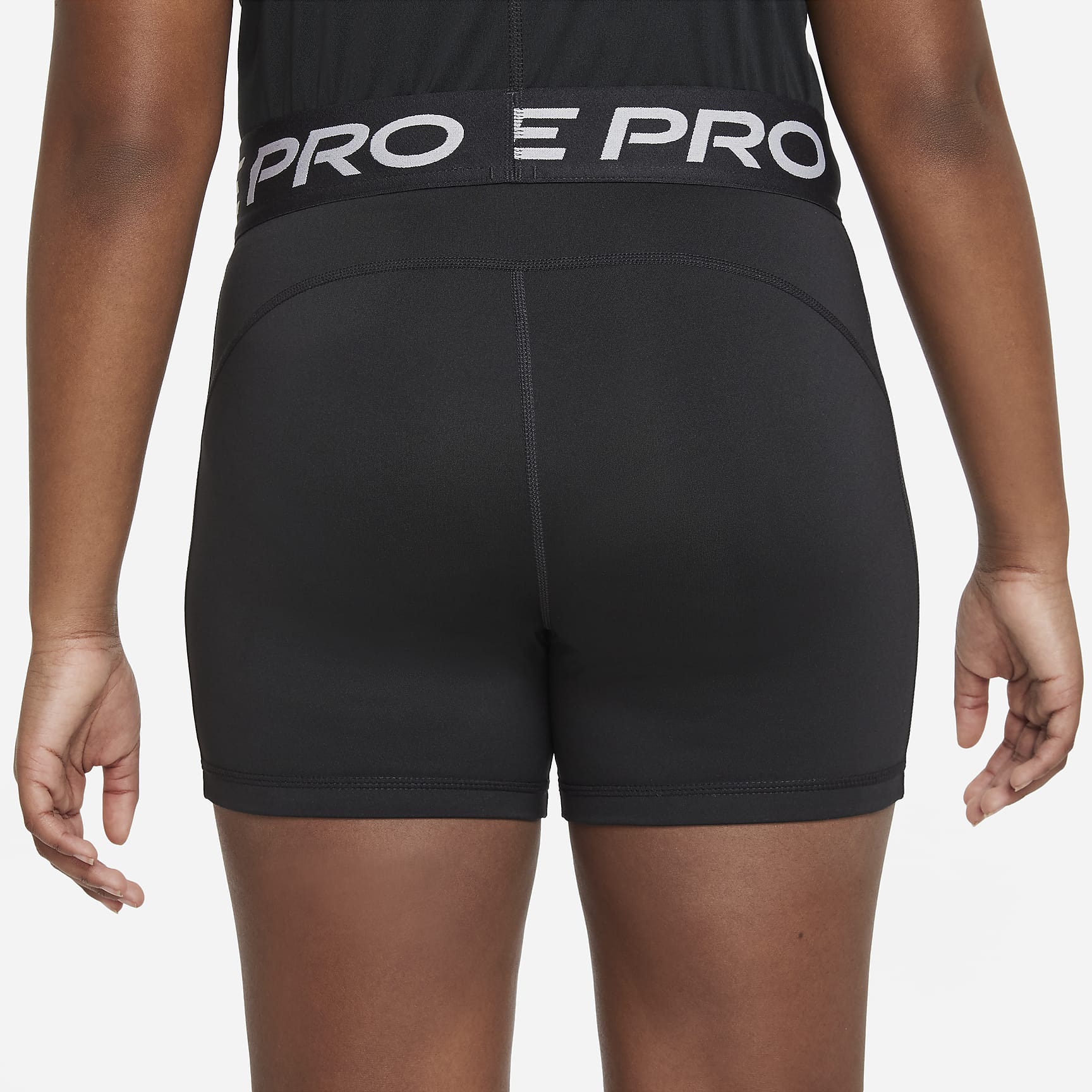 Nike Pro Girls' Dri-FIT Shorts (Extended Size)